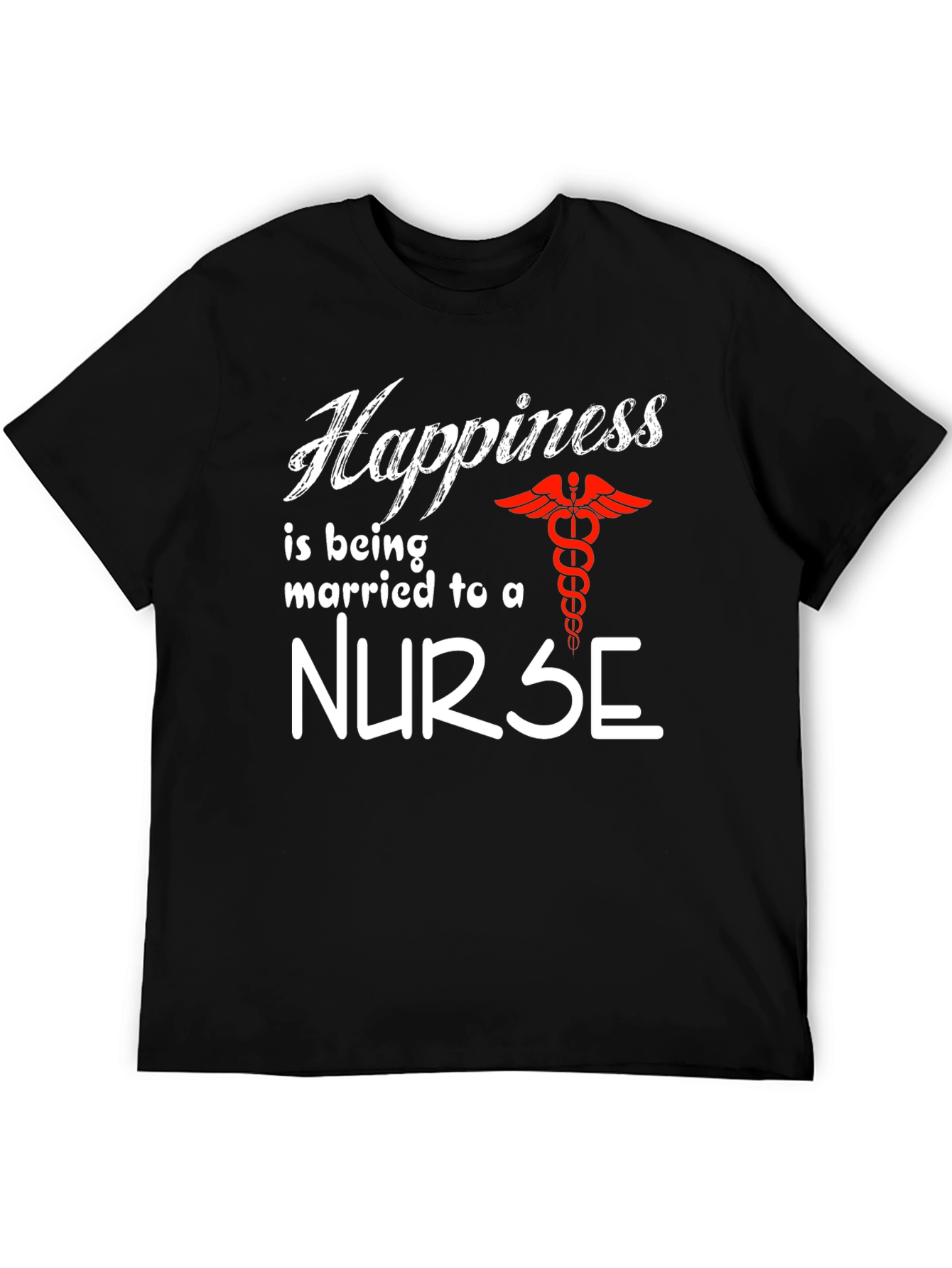Happiness is Being Married to a Nurse T-Shirt