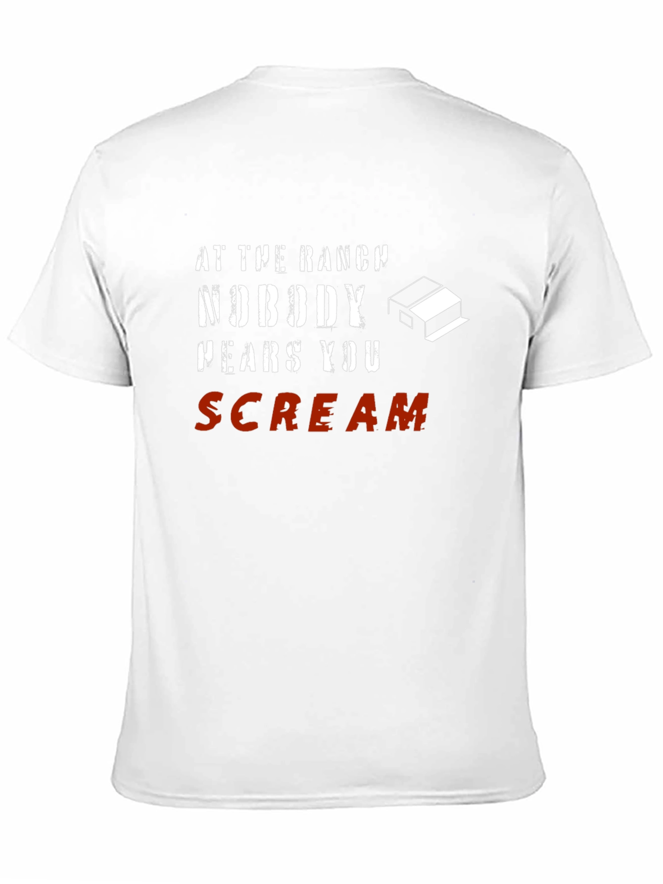 At The Ranch Nobody Hears You Scream Black T-Shirt
