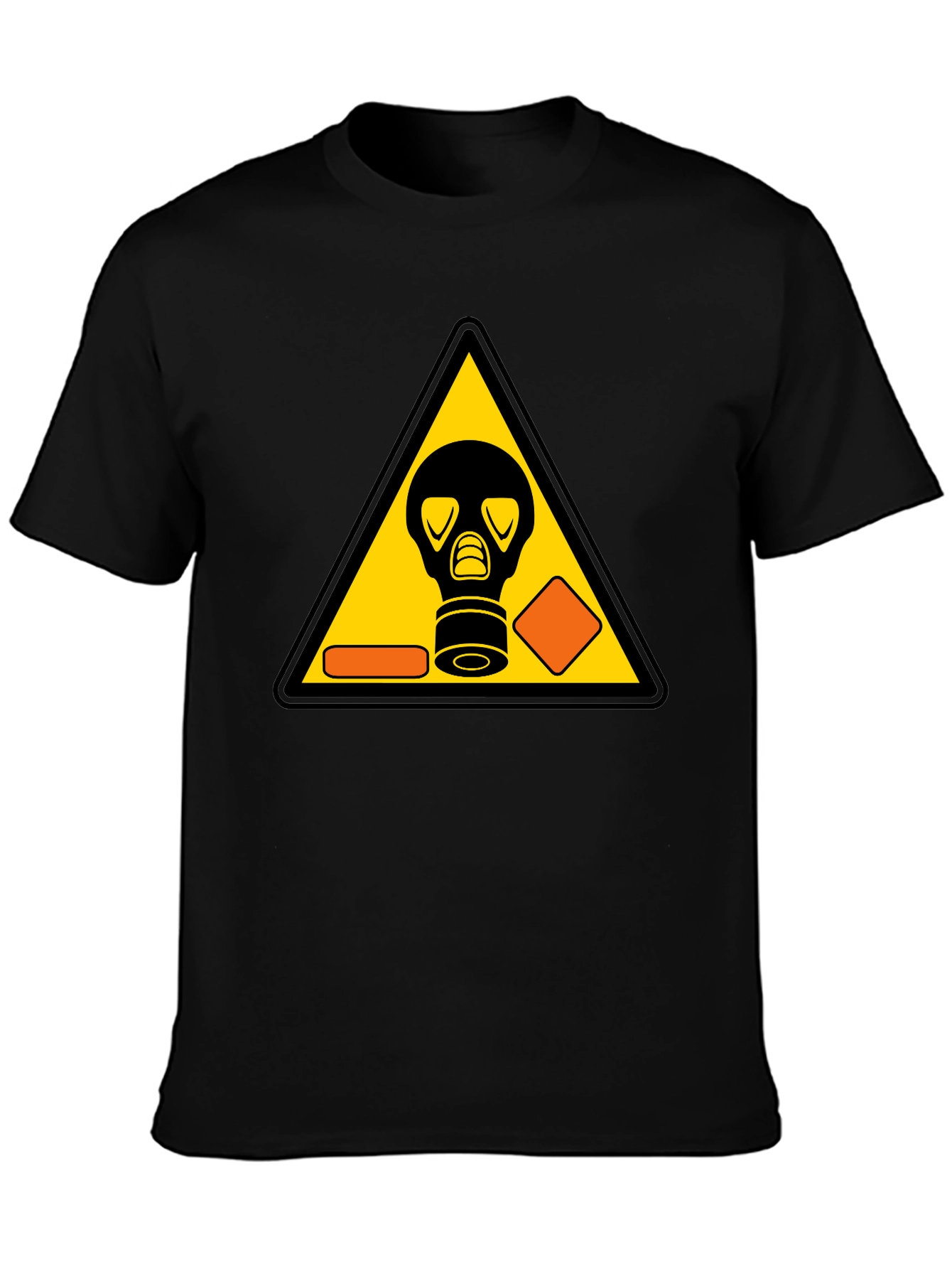 Hazard Gas Mask Graphic T-Shirt