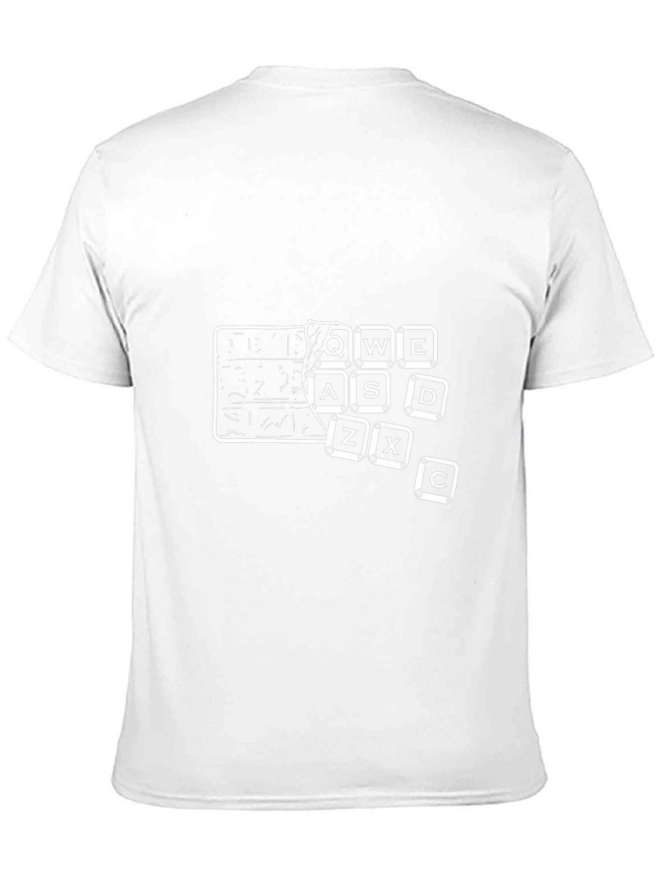 QWERTY Keyboard T-Shirt - Gamer Edition