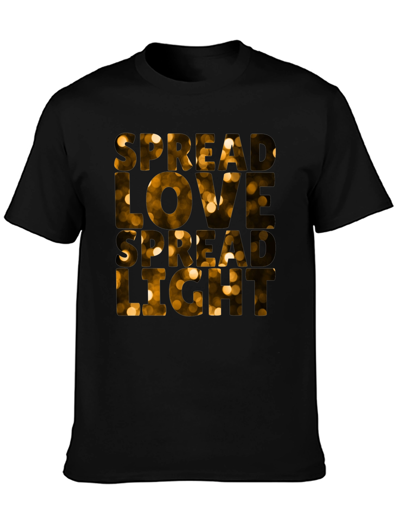 Spread Love Spread Light Black T-Shirt