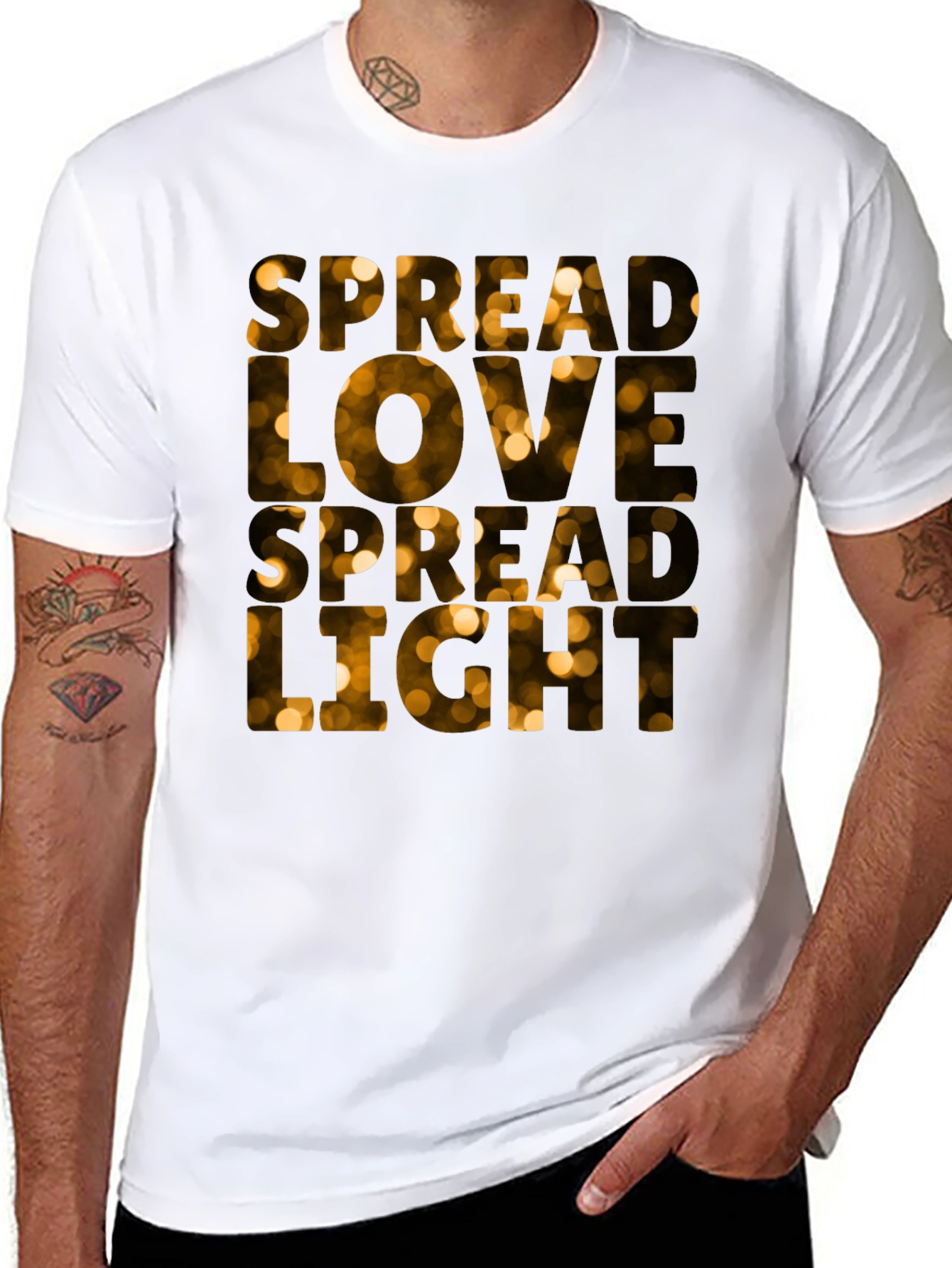 Spread Love Spread Light Black T-Shirt