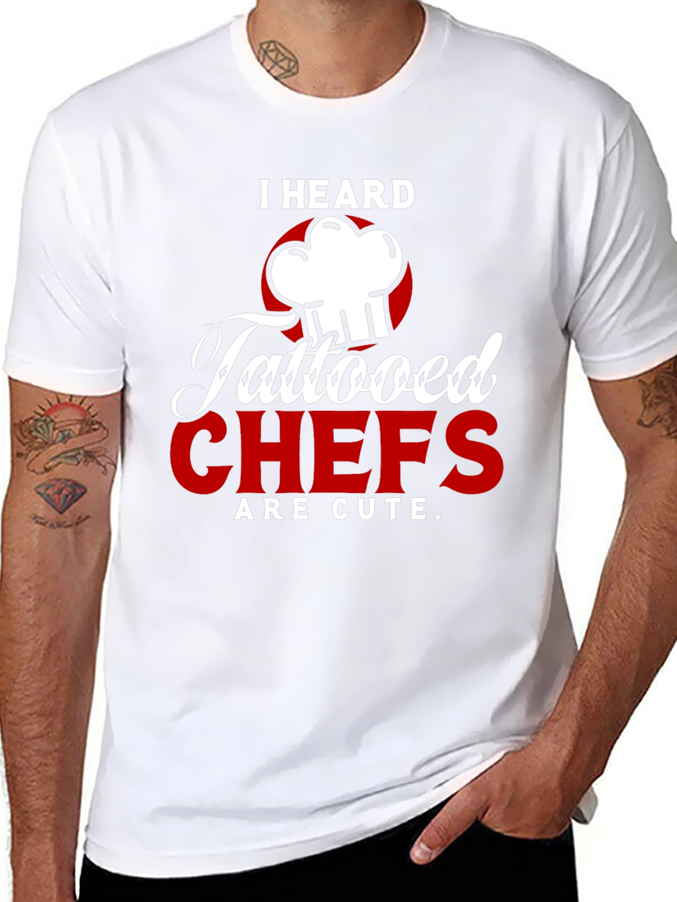 Tattooed Chefs Are Cute Graphic T-Shirt