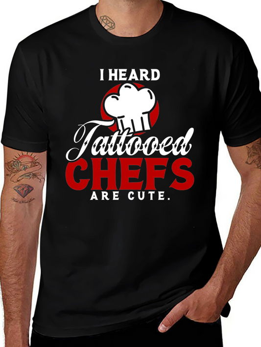 Tattooed Chefs Are Cute Graphic T-Shirt