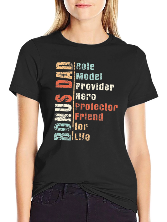 Husband Dad Role Model Hero T-Shirt