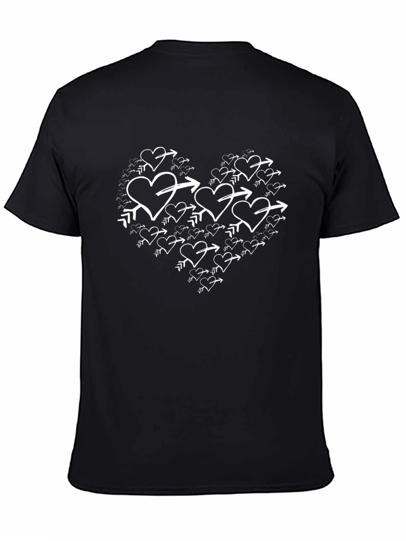 Arrow Heart T-Shirt - Black