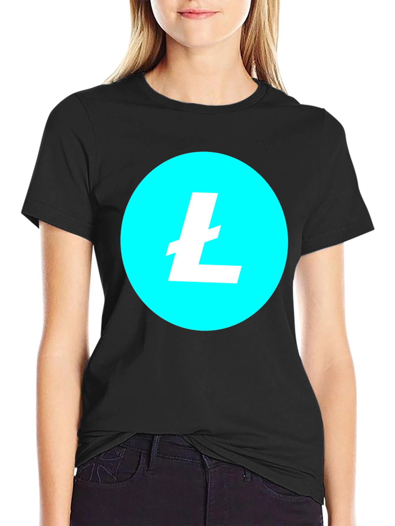 Litecoin Crypto Tee - Black T-Shirt