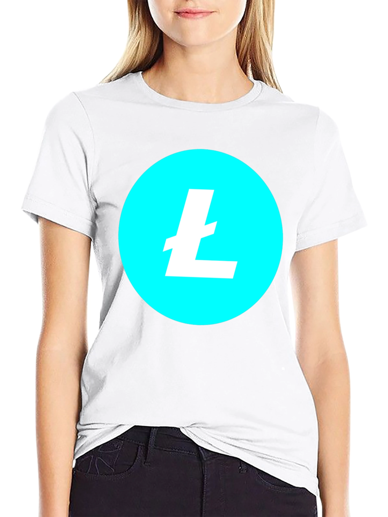 Litecoin Crypto Tee - Black T-Shirt