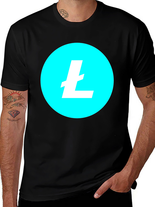Litecoin Crypto Tee - Black T-Shirt