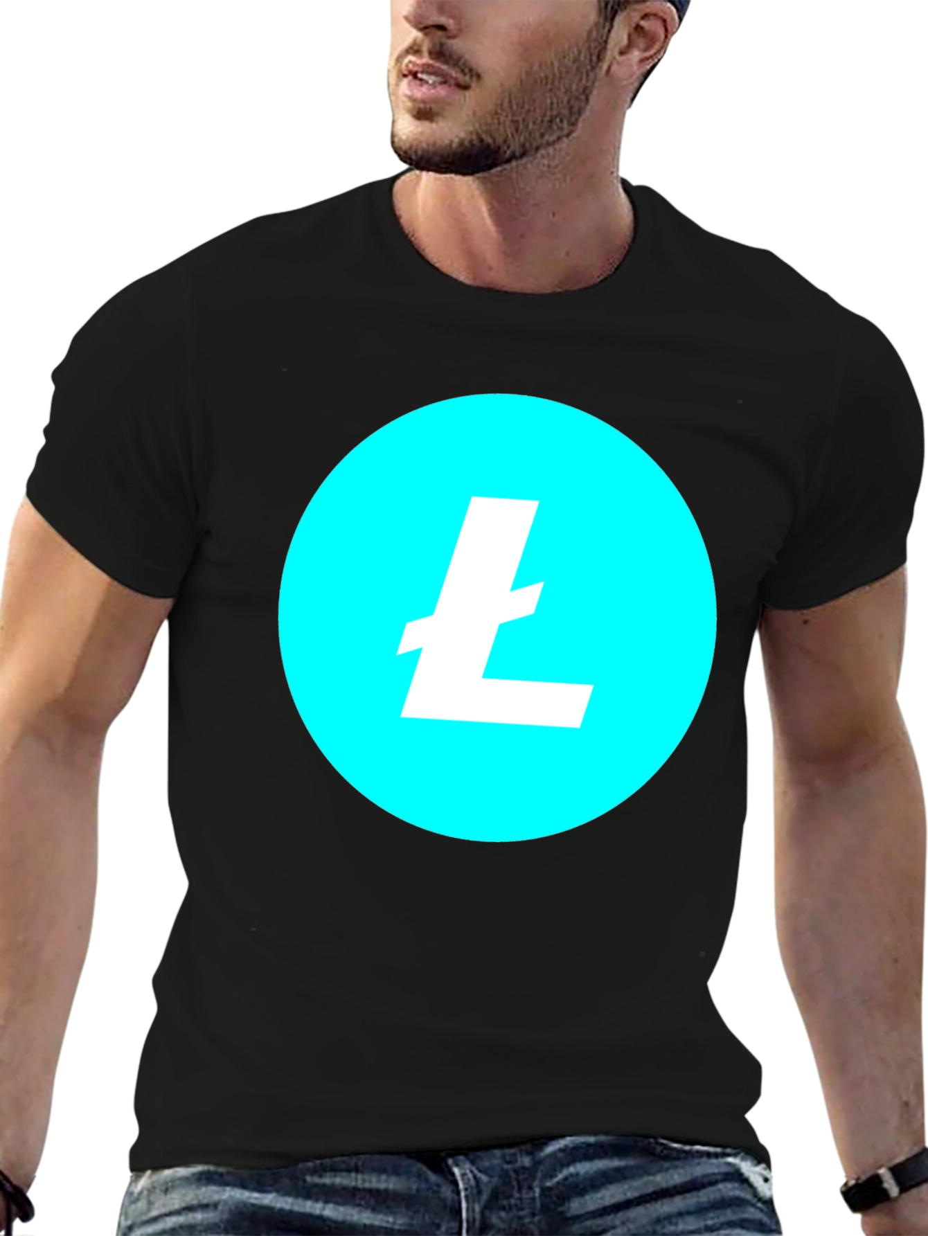 Litecoin Crypto Tee - Black T-Shirt