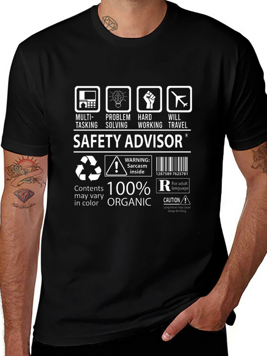 Safety Advisor T-Shirt - Multi-Tasking Problem Solving & Organic