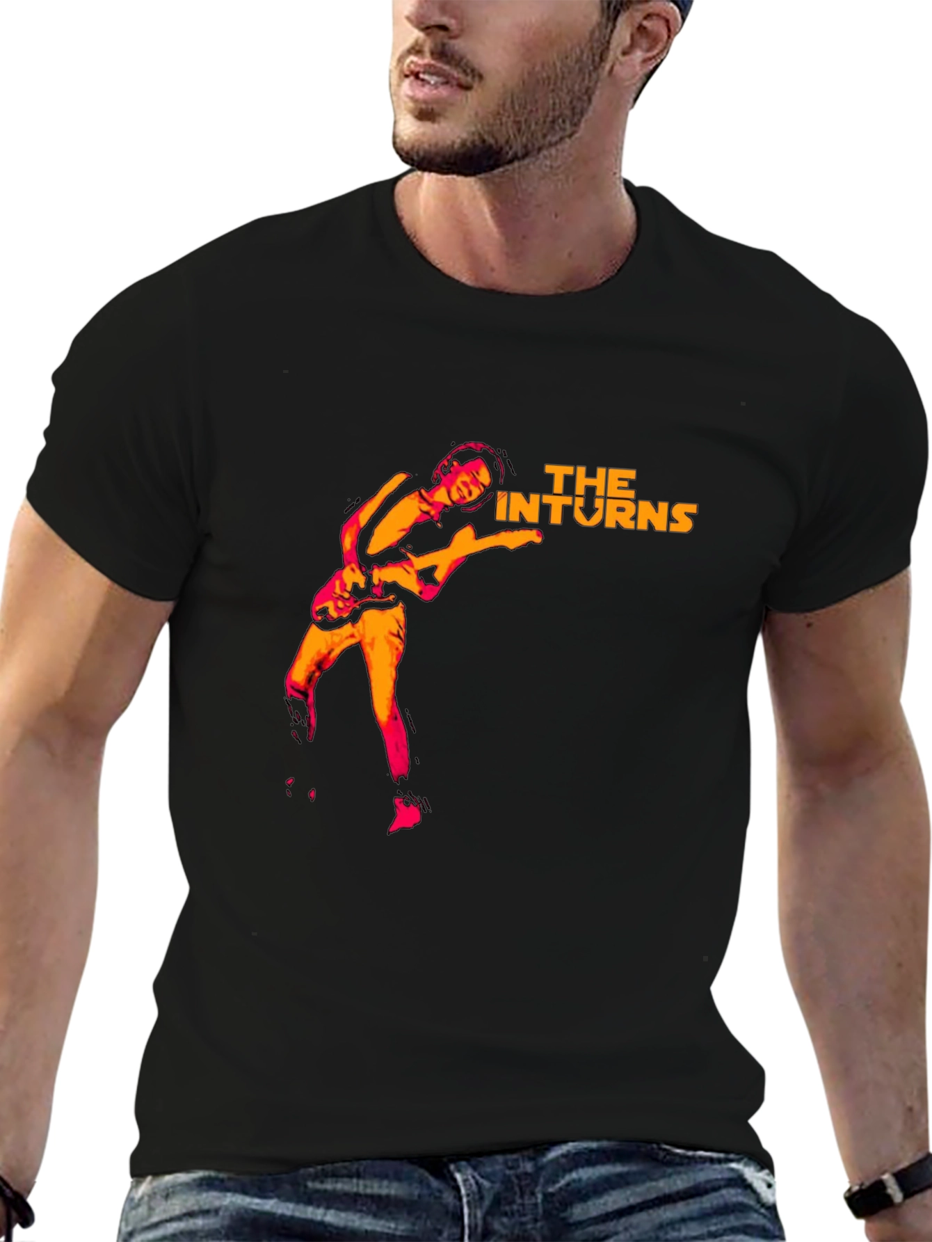 The Inturns Black T-Shirt - Graphic Tee