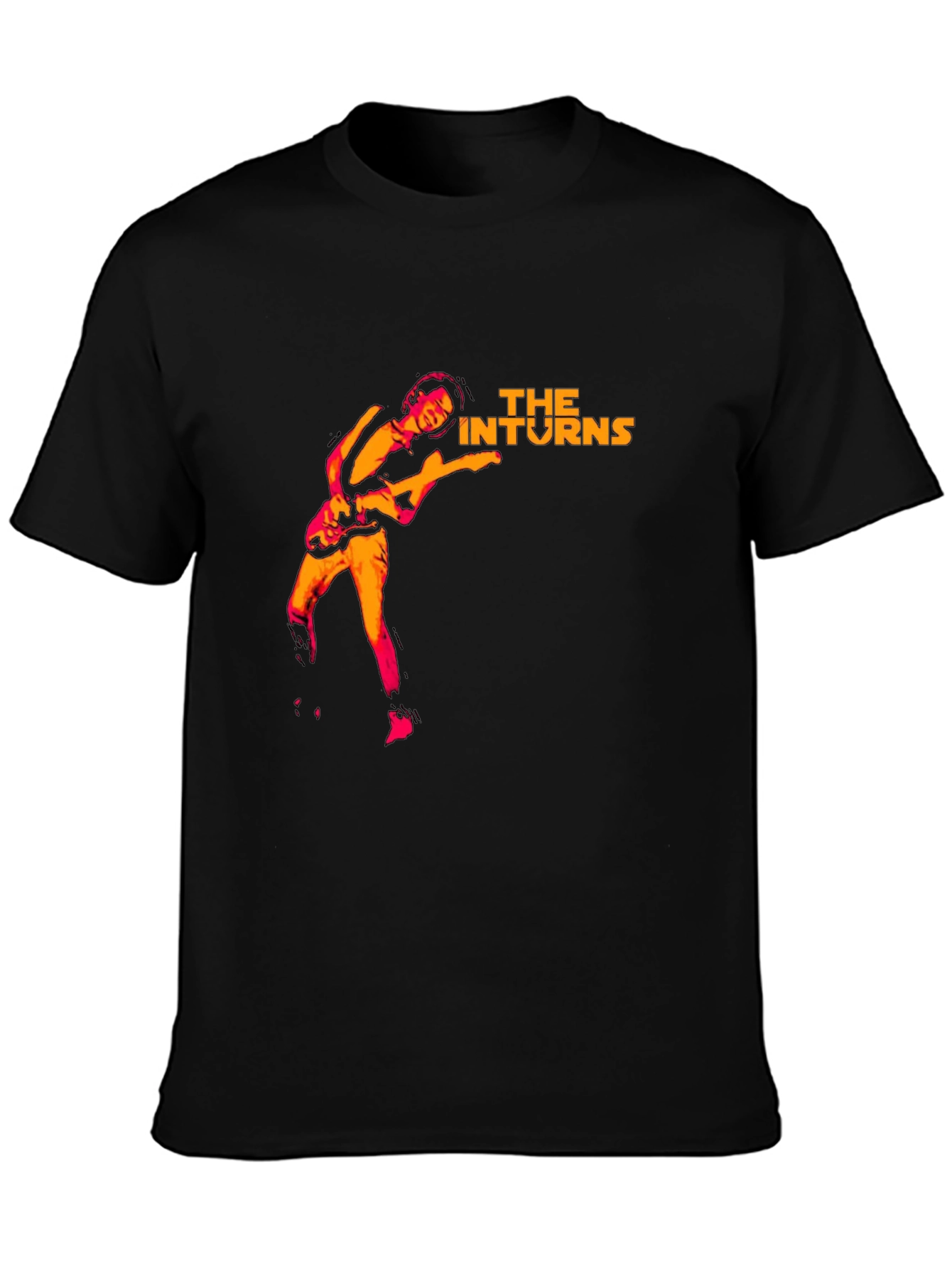 The Inturns Black T-Shirt - Graphic Tee