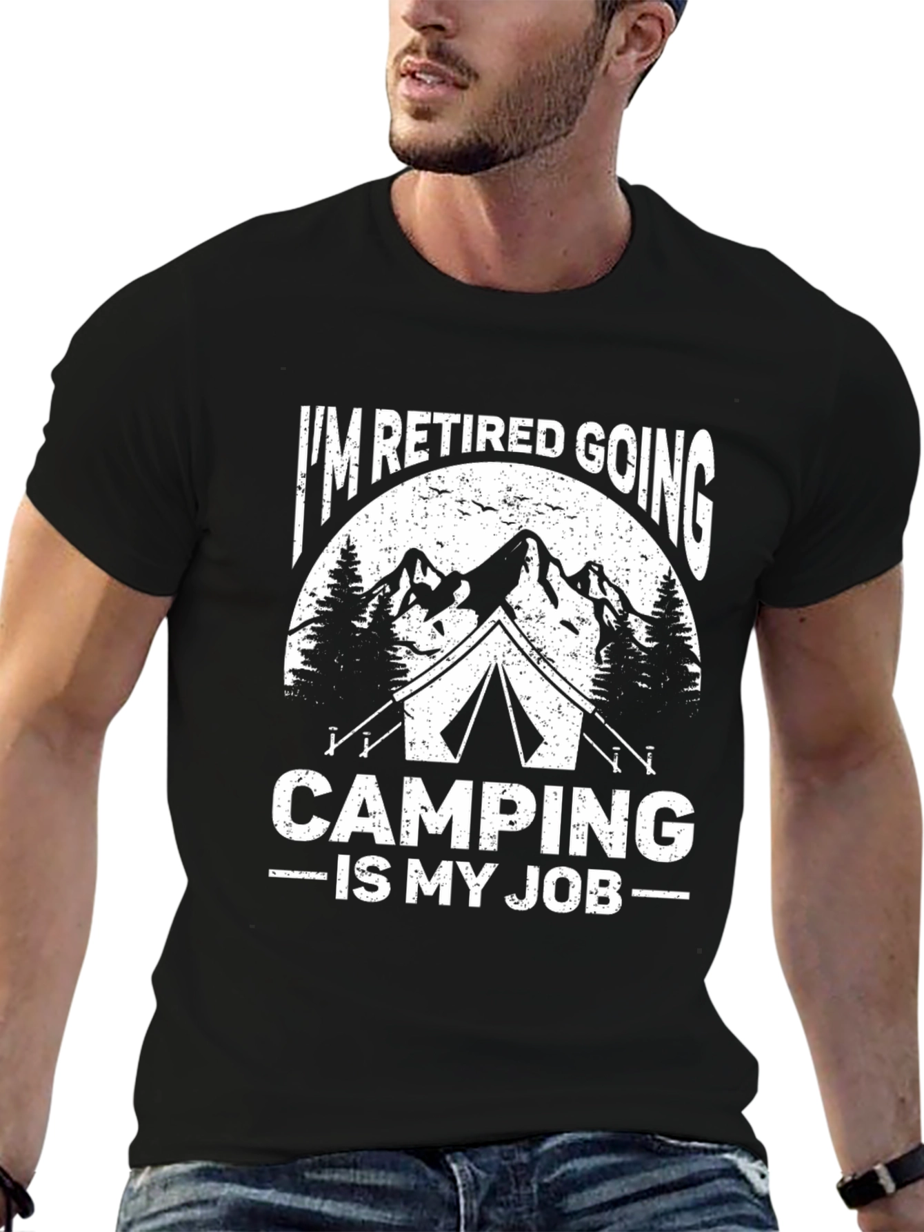 Retired Going Camping T-Shirt