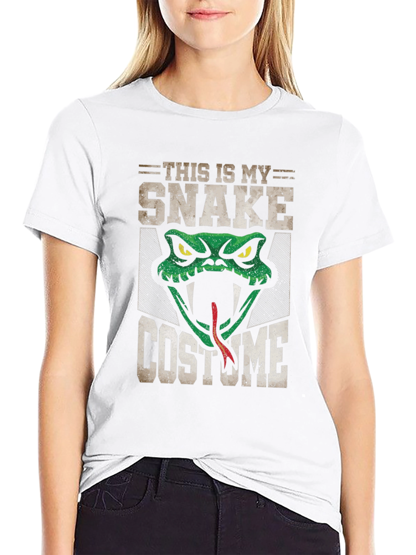Snake Costume T-Shirt - Funny Halloween Tee