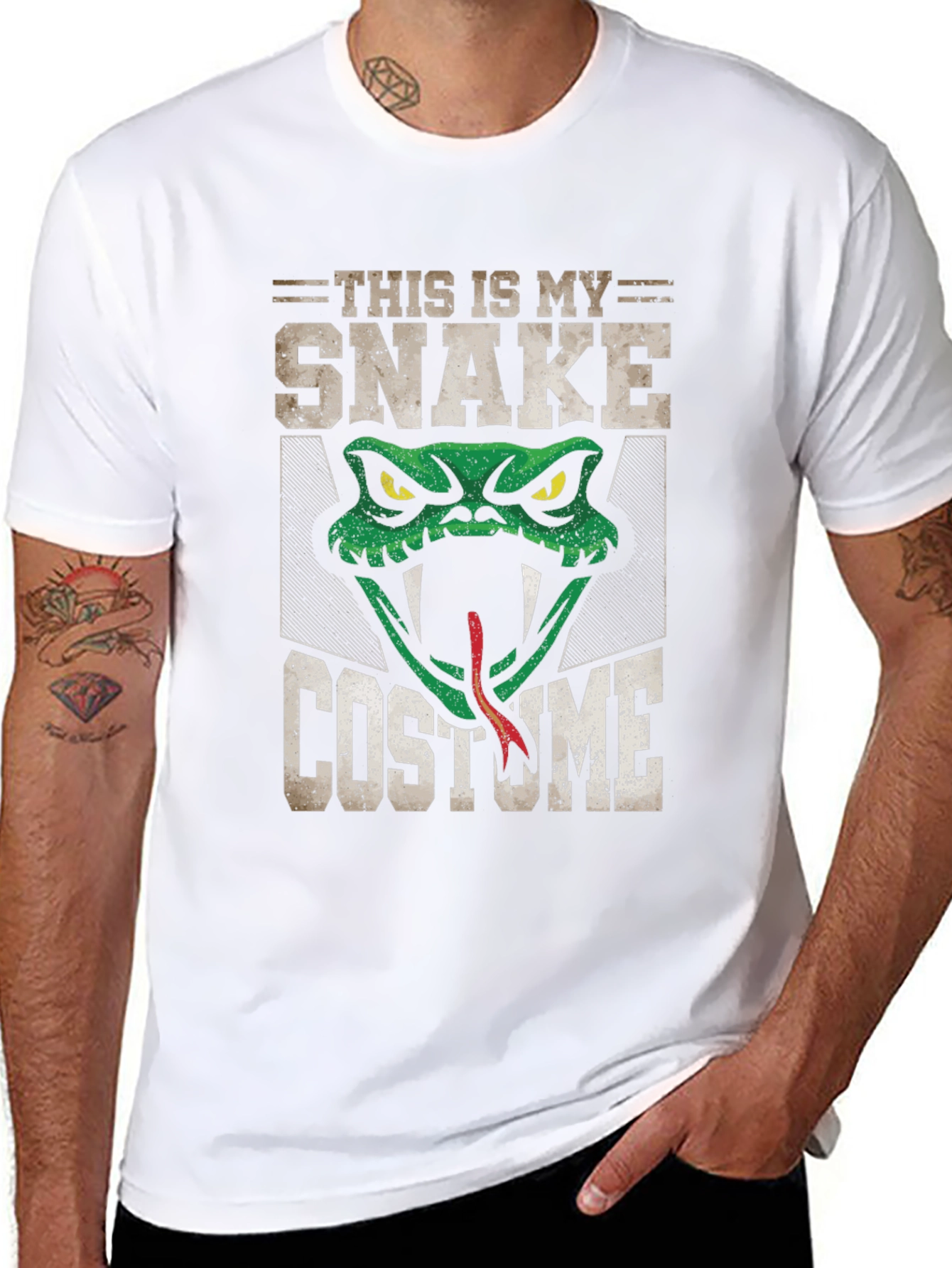 Snake Costume T-Shirt - Funny Halloween Tee