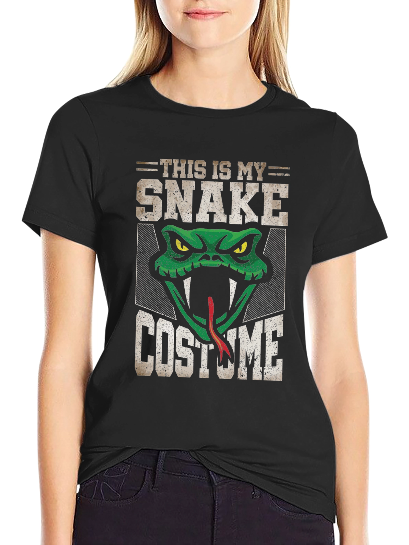 Snake Costume T-Shirt - Funny Halloween Tee