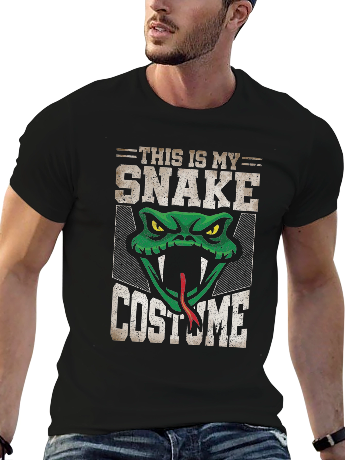 Snake Costume T-Shirt - Funny Halloween Tee