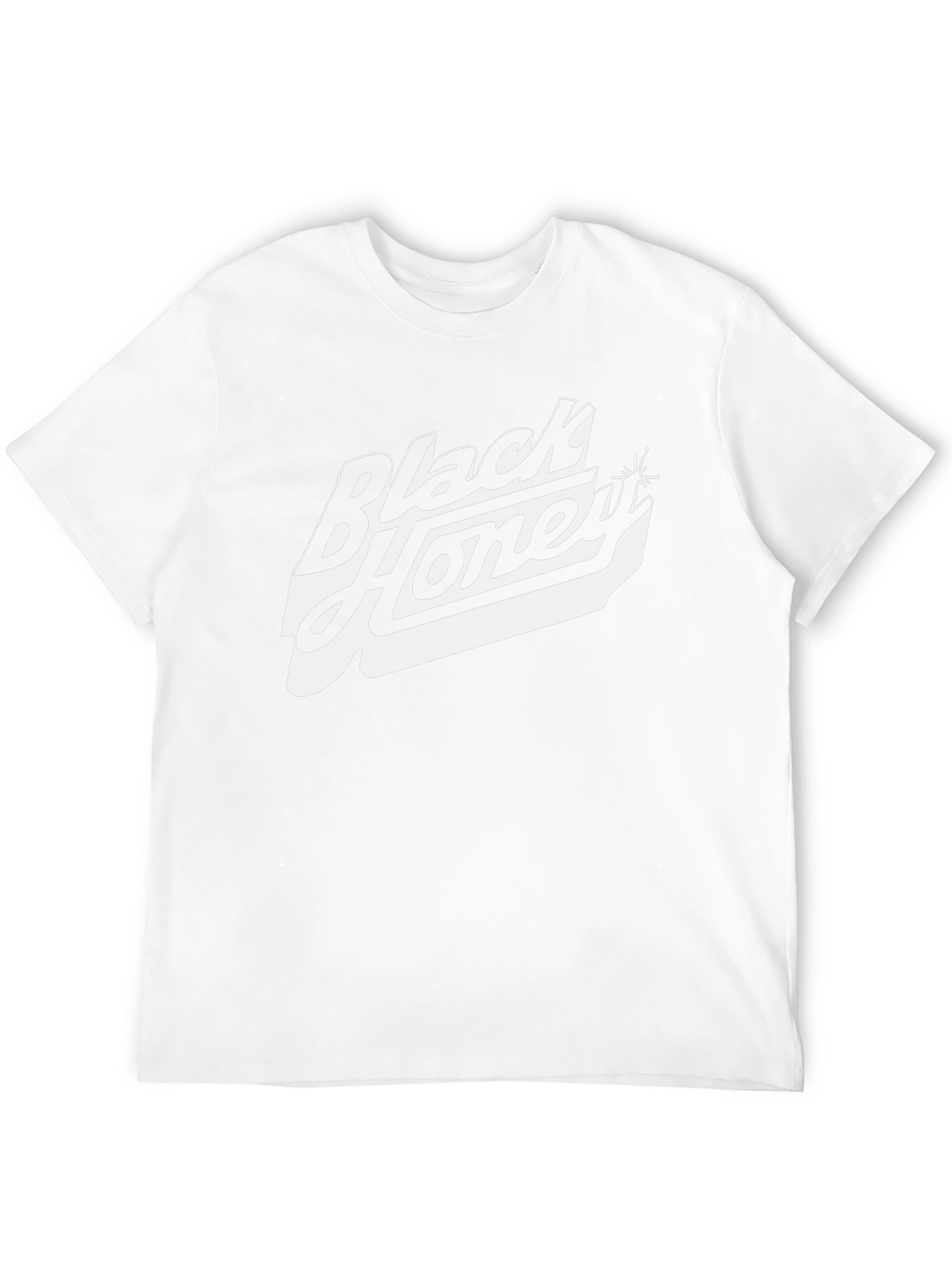 Black Honey Graphic Tee - Classic Black Cotton T-Shirt