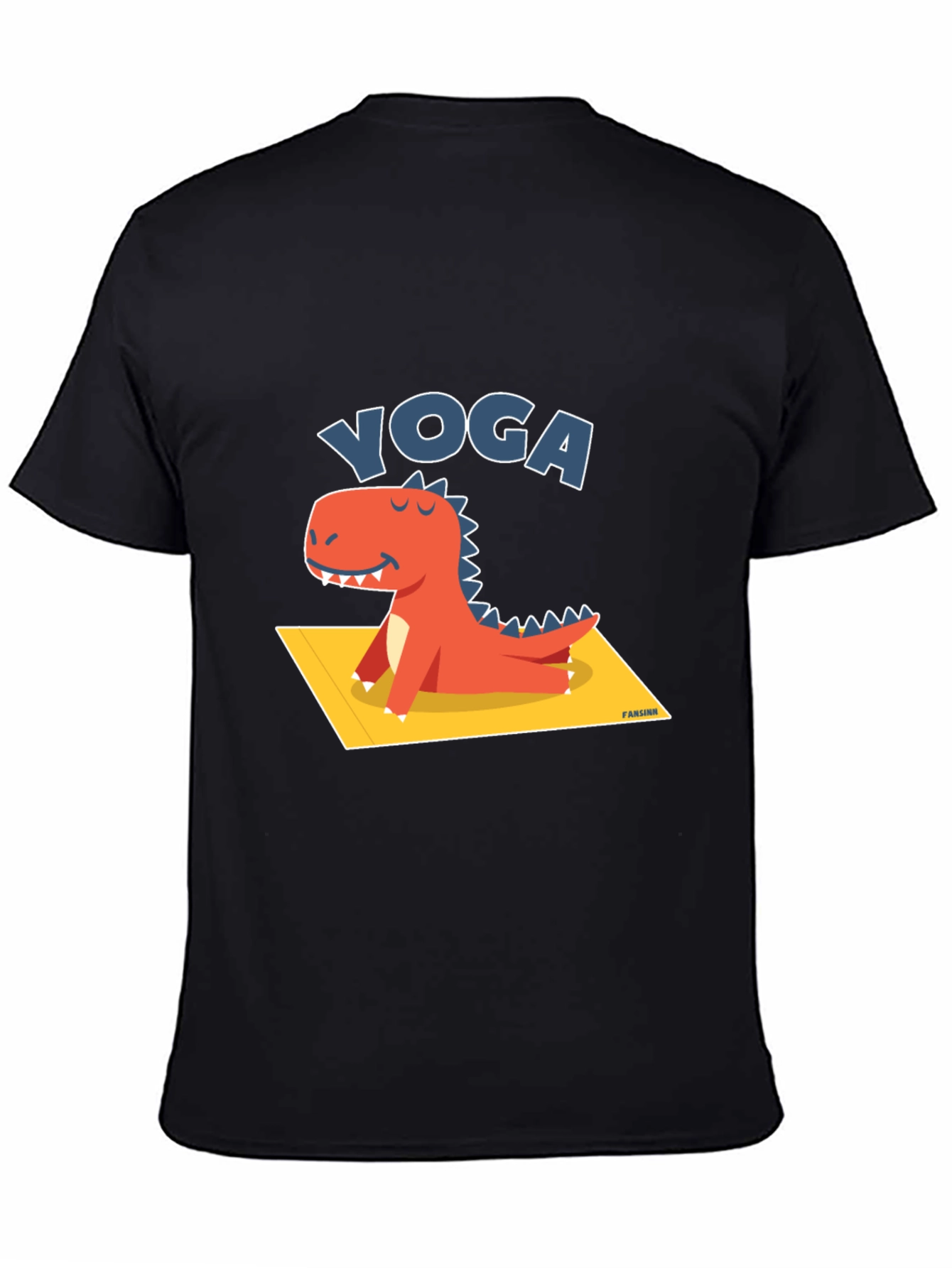 Yoga Dinosaur T-Shirt - Relaxed Fit Cotton Tee