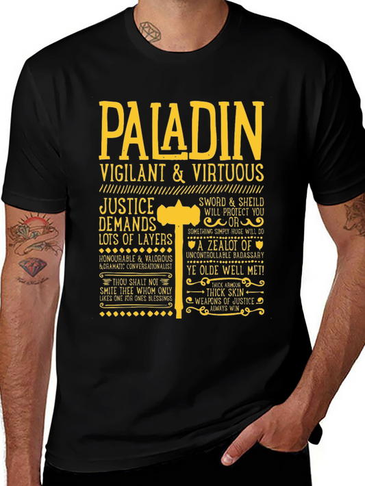 Paladin Vigilant & Virtuous Graphic Tee