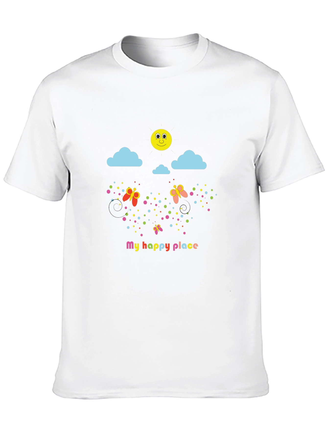 Happy Place Graphic Tee - Fun & Whimsical