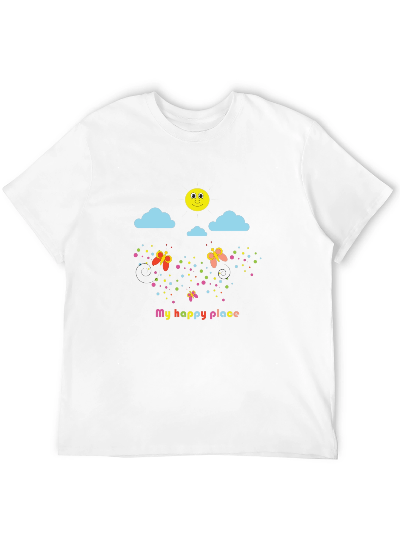 Happy Place Graphic Tee - Fun & Whimsical