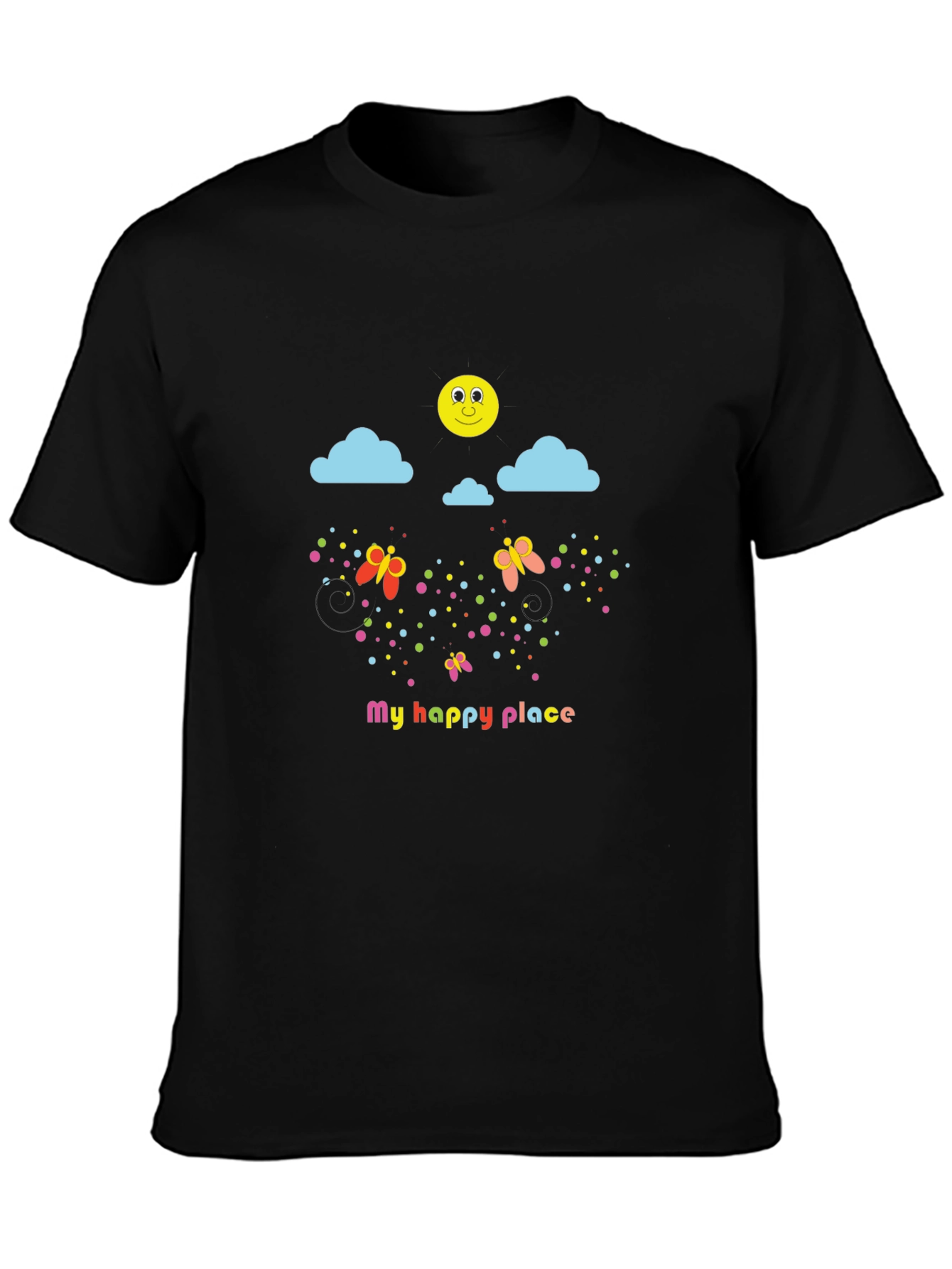 Happy Place Graphic Tee - Fun & Whimsical