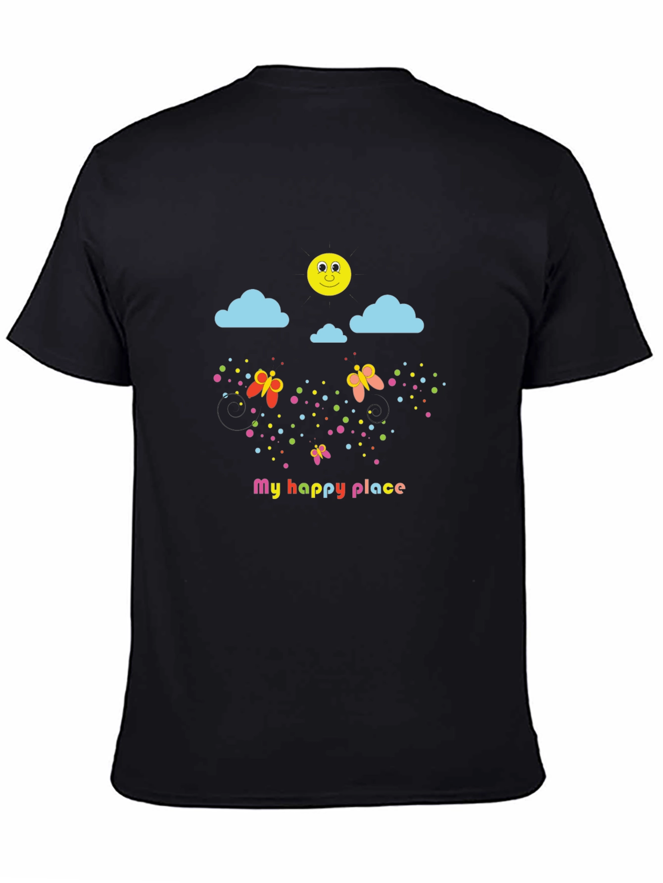 Happy Place Graphic Tee - Fun & Whimsical