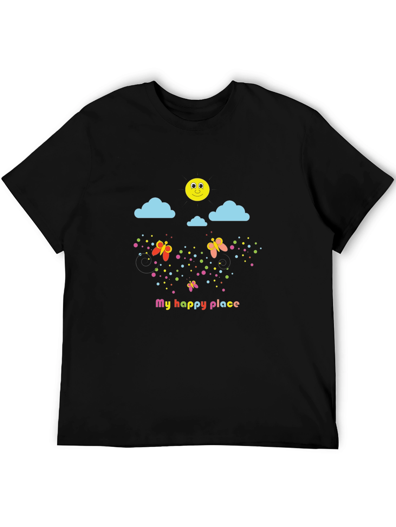 Happy Place Graphic Tee - Fun & Whimsical