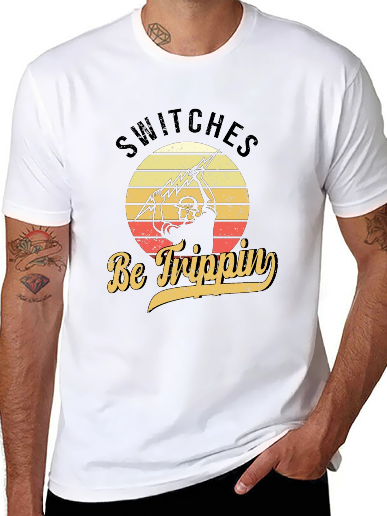 Switches Be Trippin Electrician T-Shirt