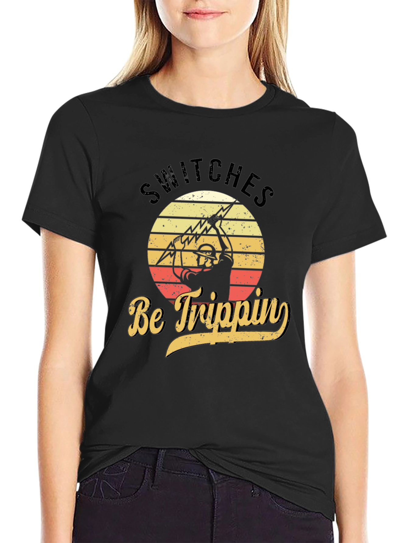 Switches Be Trippin Electrician T-Shirt