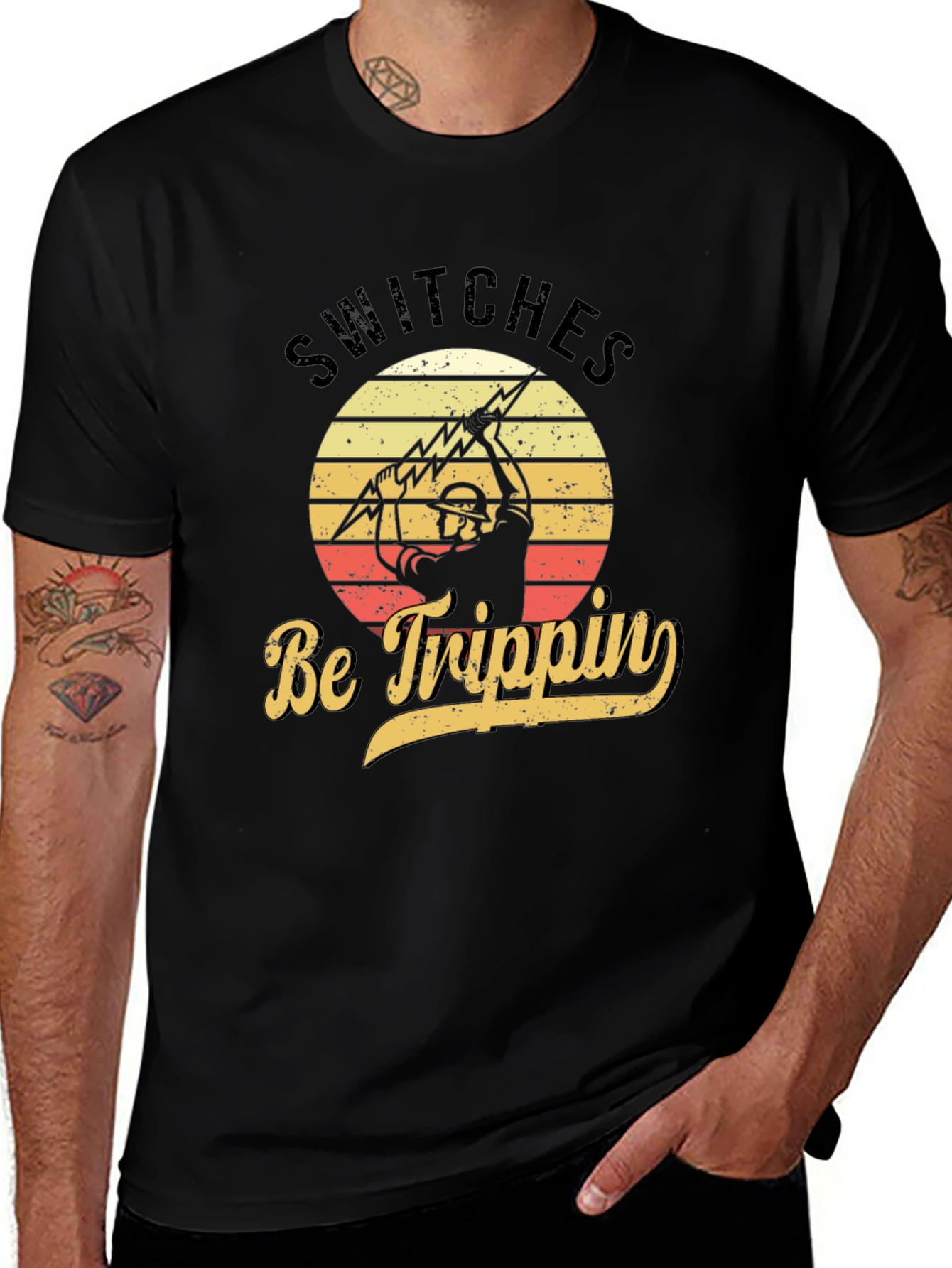Switches Be Trippin Electrician T-Shirt