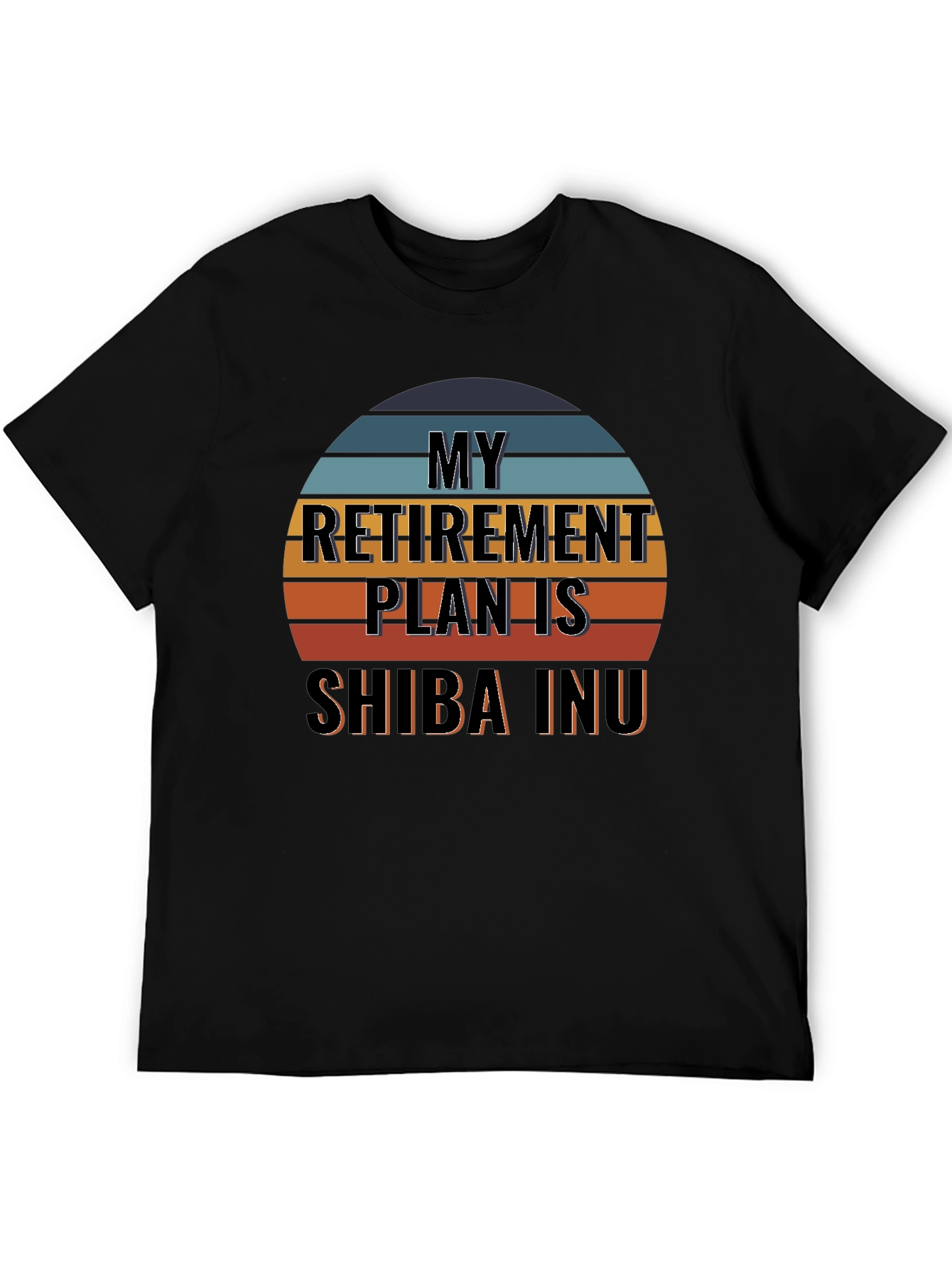 My Retirement Plan Is Shiba Inu Retro T-Shirt