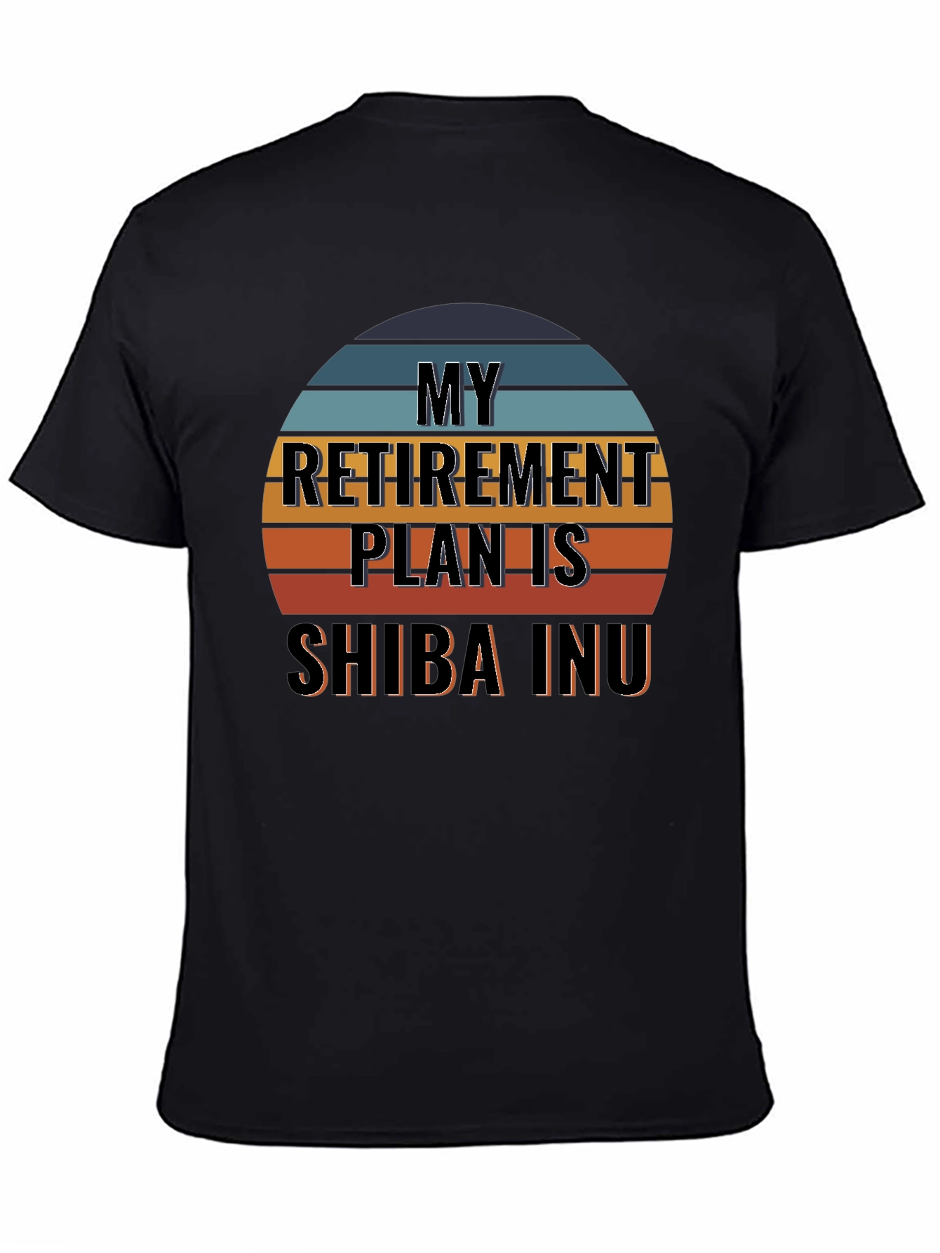 My Retirement Plan Is Shiba Inu Retro T-Shirt