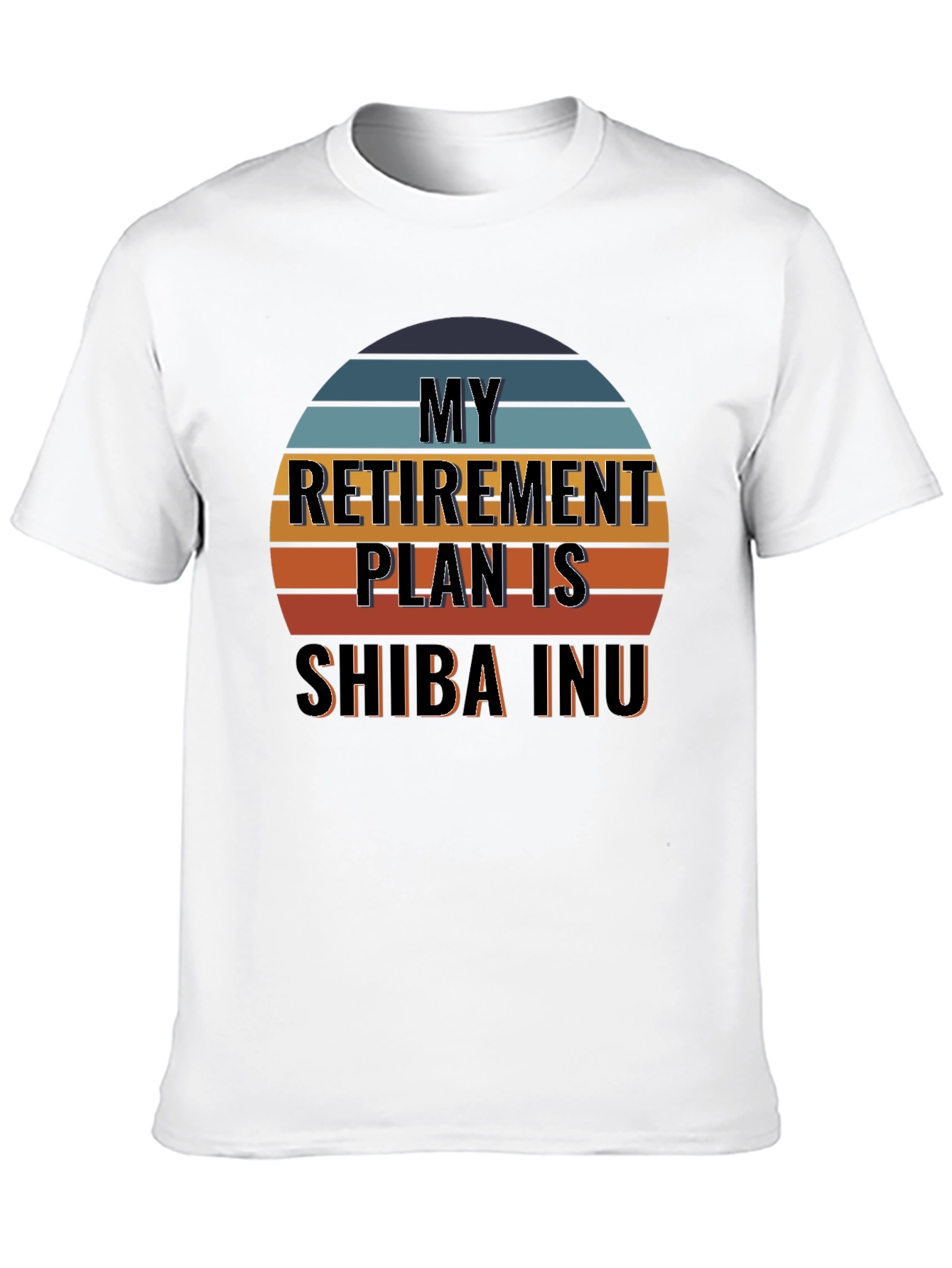 My Retirement Plan Is Shiba Inu Retro T-Shirt