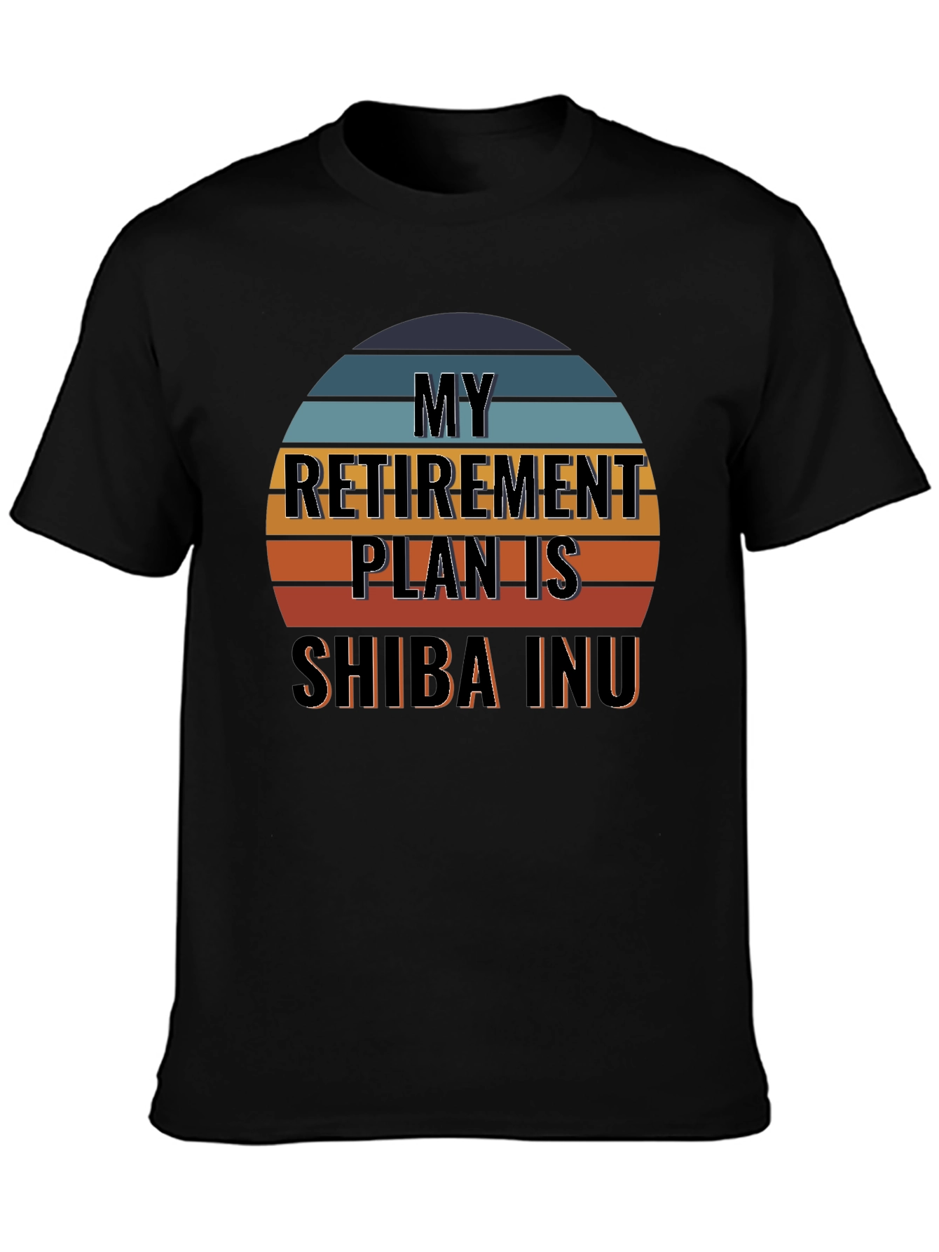 My Retirement Plan Is Shiba Inu Retro T-Shirt