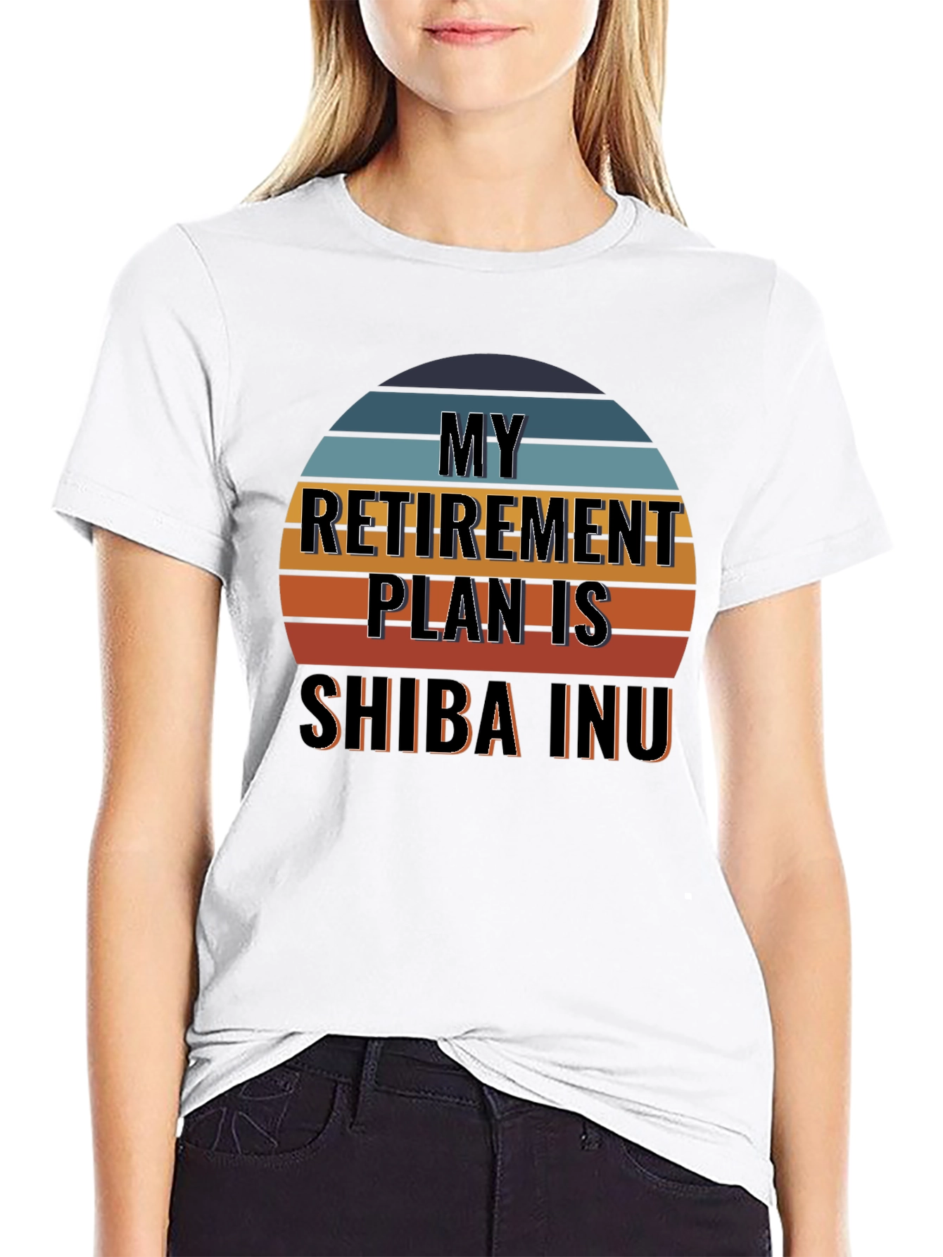 My Retirement Plan Is Shiba Inu Retro T-Shirt