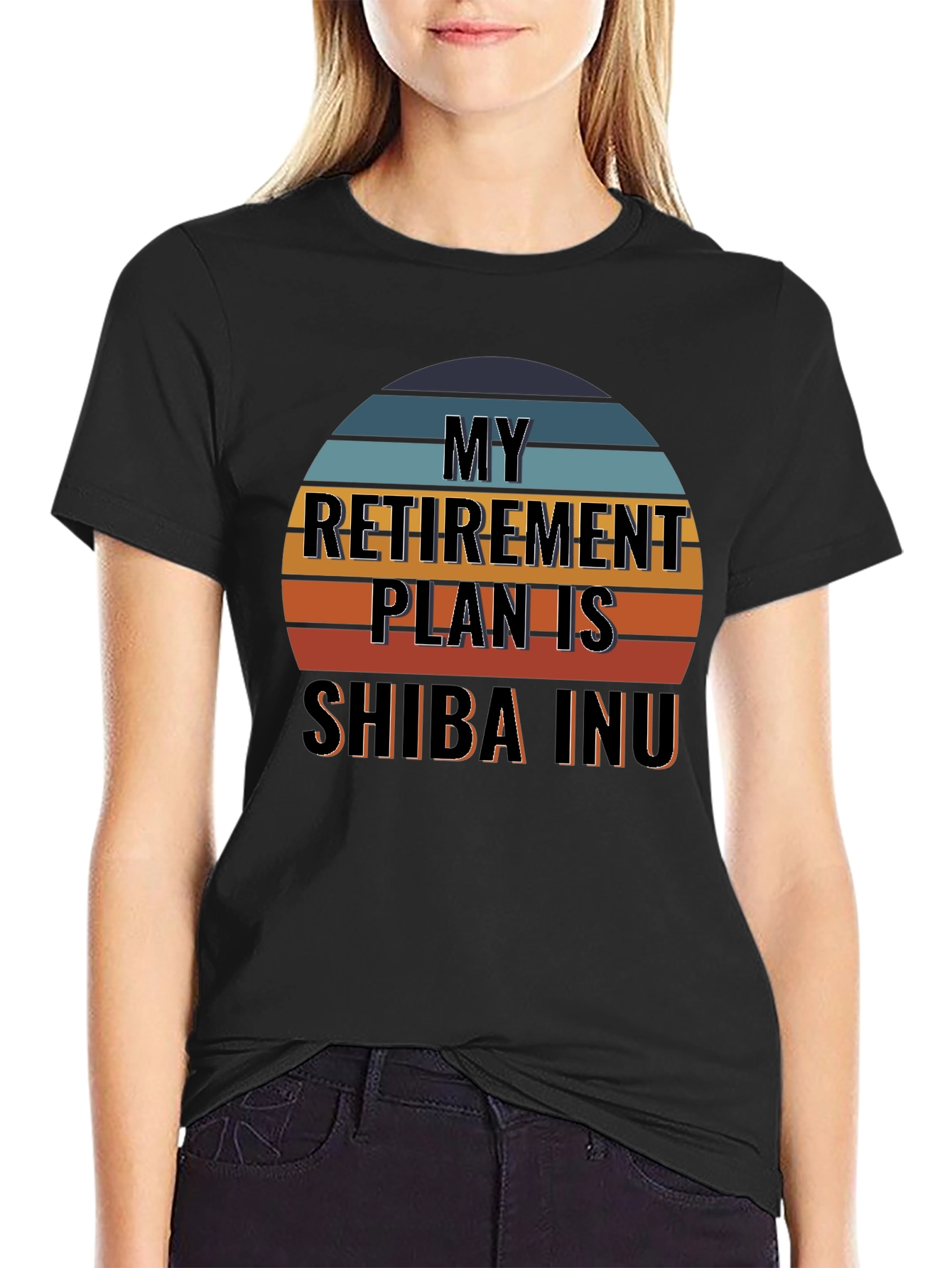 My Retirement Plan Is Shiba Inu Retro T-Shirt