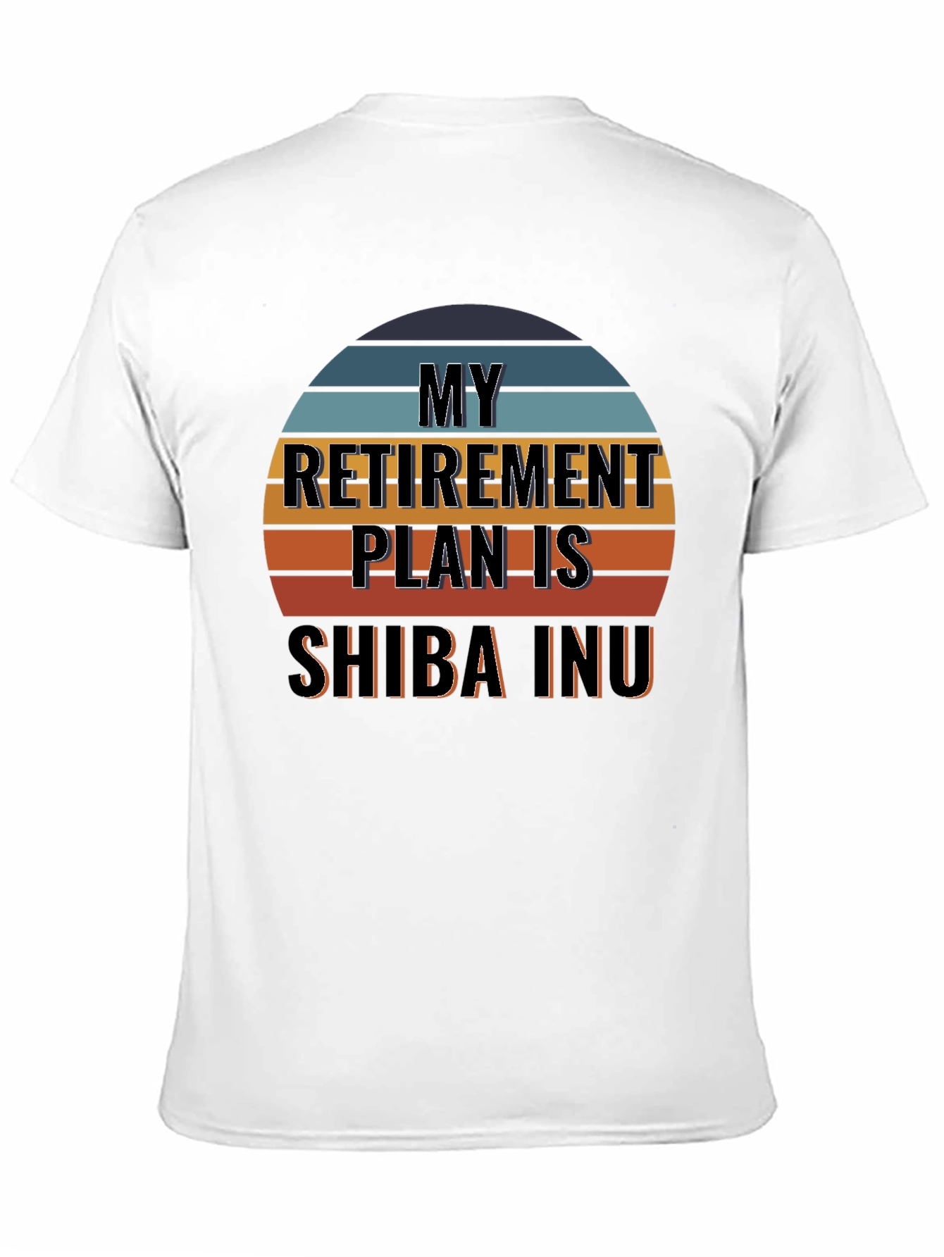My Retirement Plan Is Shiba Inu Retro T-Shirt