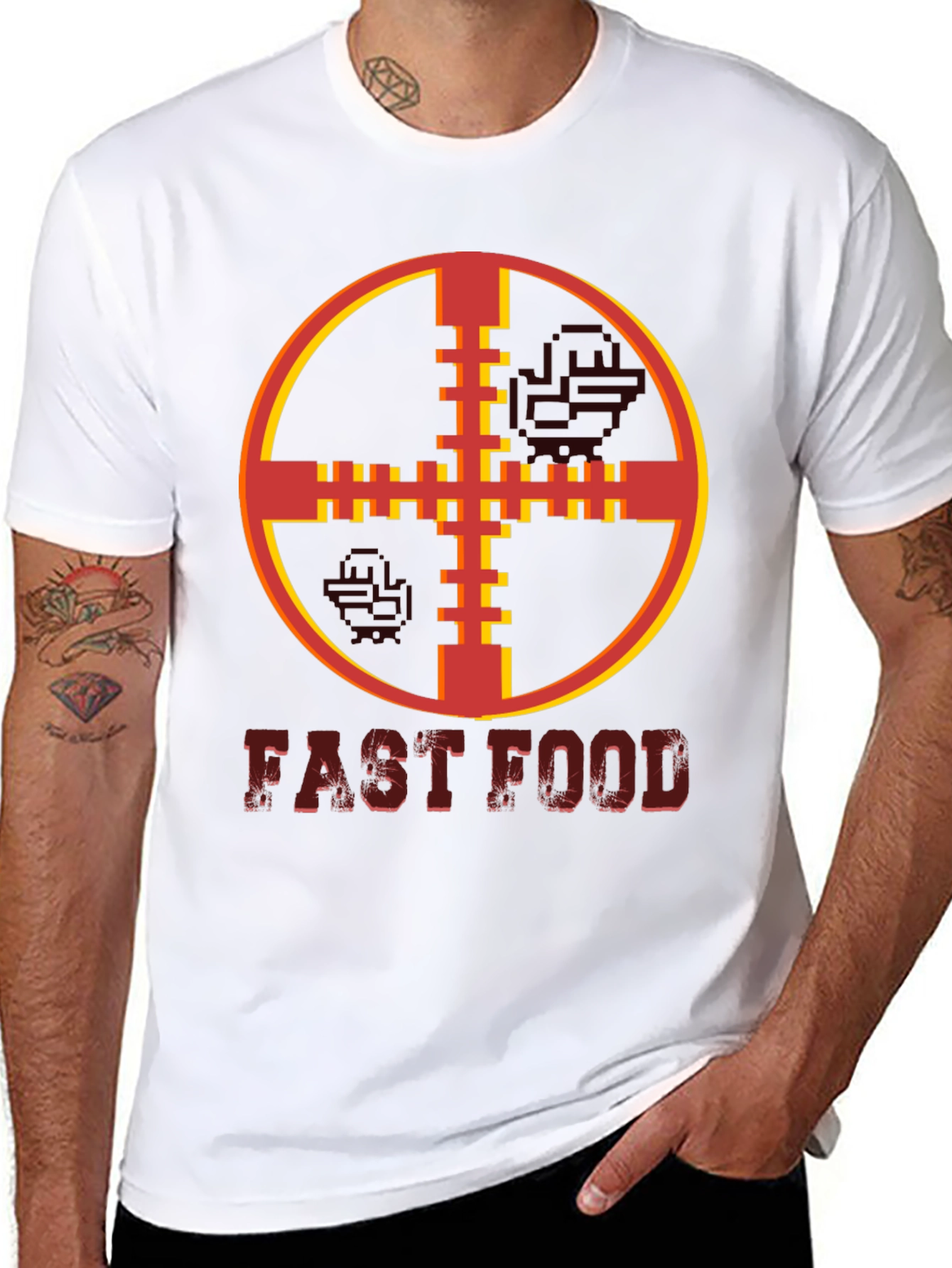 Fast Food Target T-Shirt