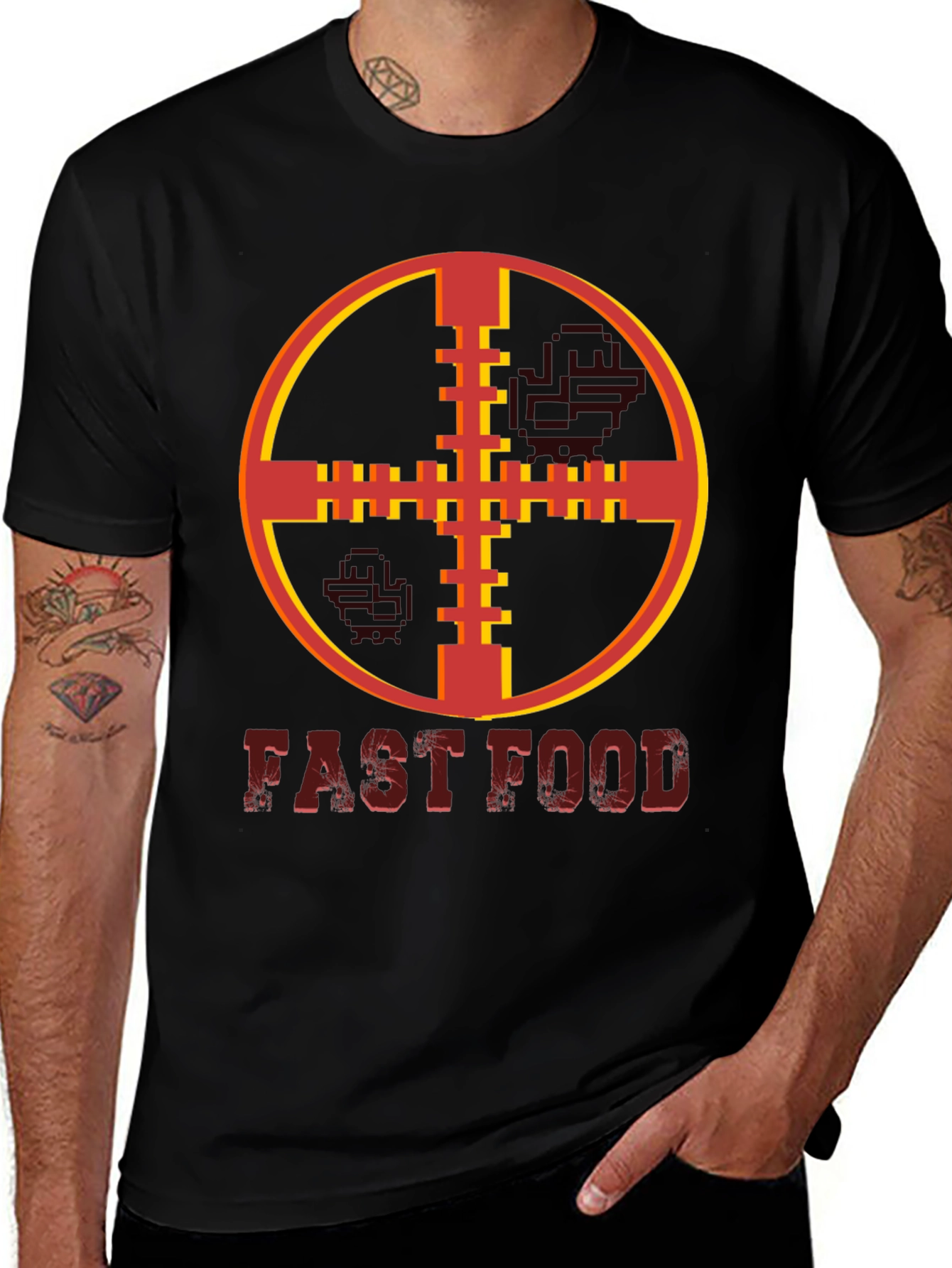 Fast Food Target T-Shirt