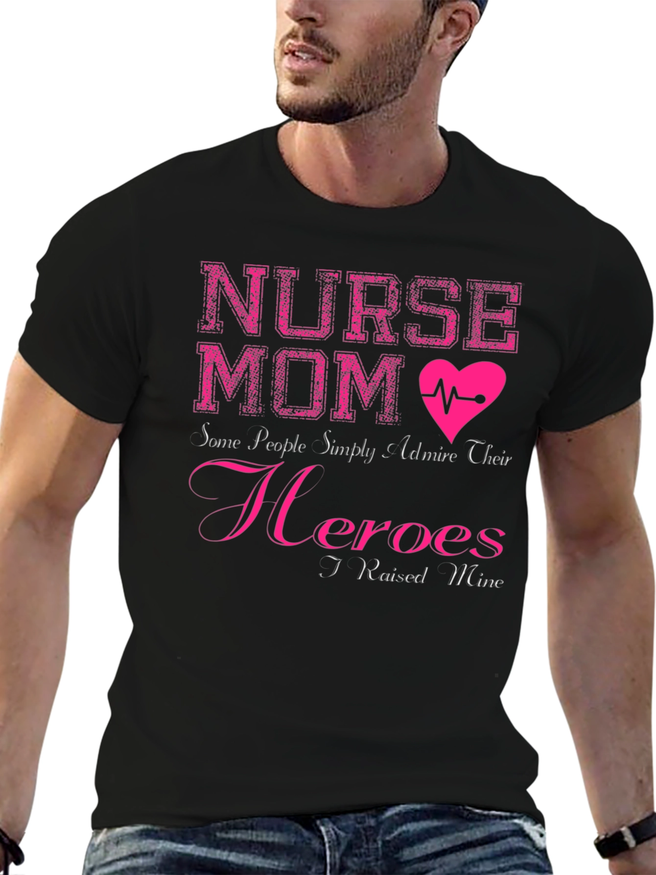 Nurse Mom T-Shirt - Hero Mothers Day Gift