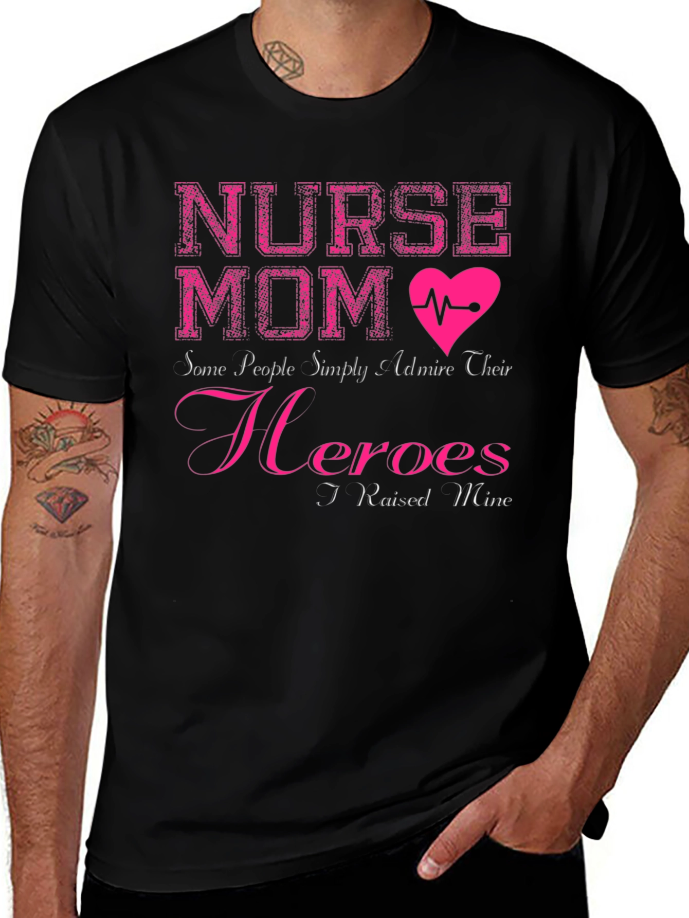 Nurse Mom T-Shirt - Hero Mothers Day Gift