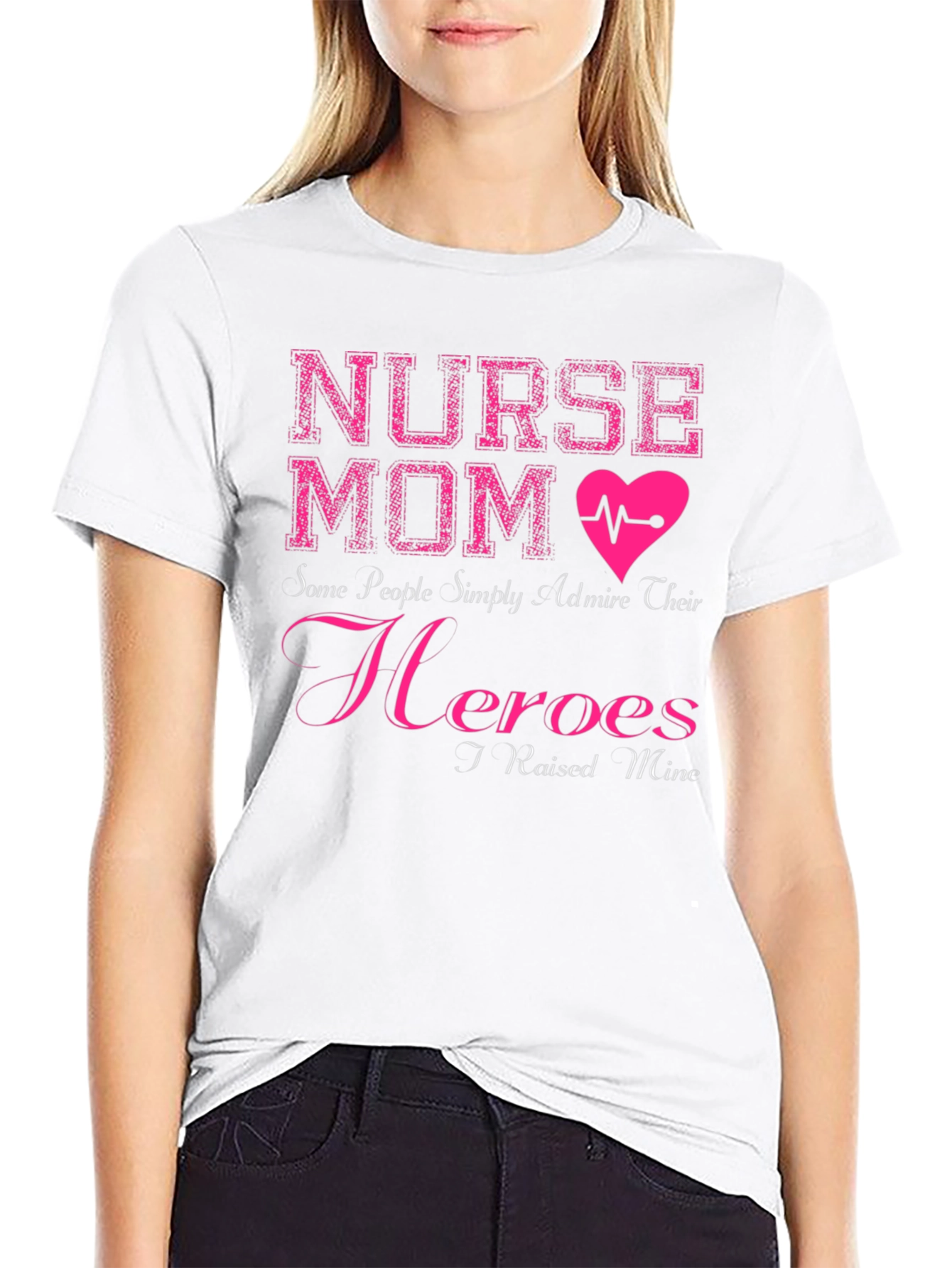 Nurse Mom T-Shirt - Hero Mothers Day Gift