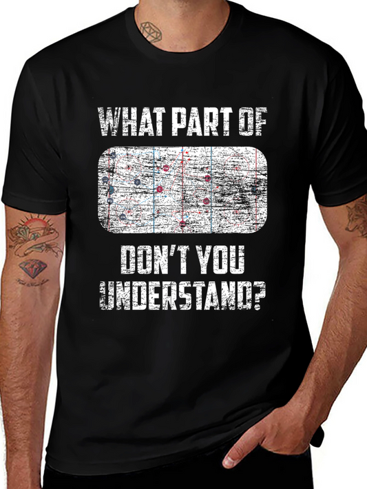 Hockey Play Diagram Tee - What Part Dont You Understand?