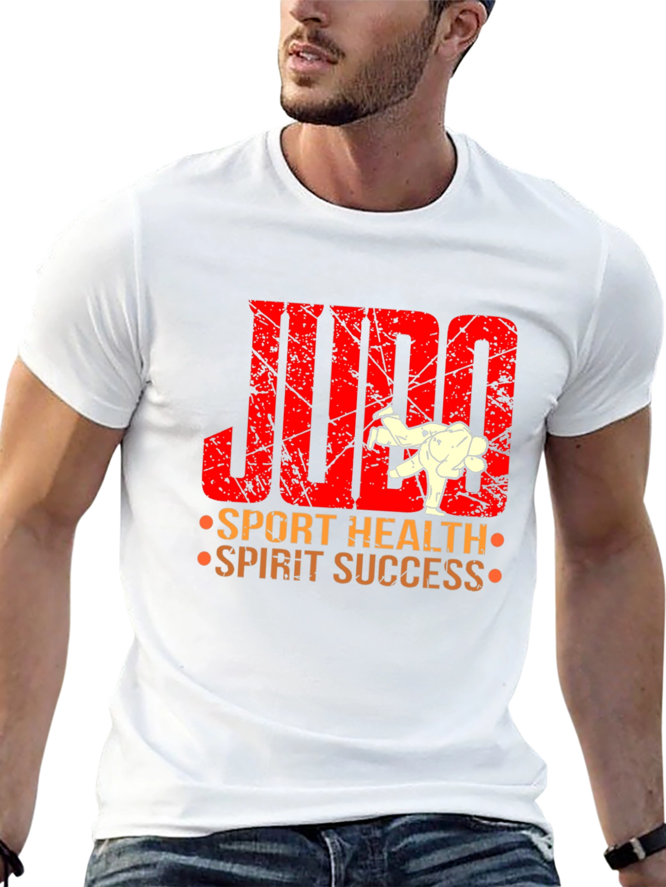 Judo Sport Health Spirit Success Graphic T-Shirt
