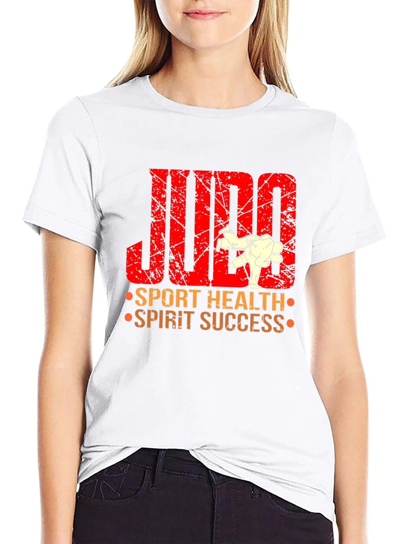 Judo Sport Health Spirit Success Graphic T-Shirt