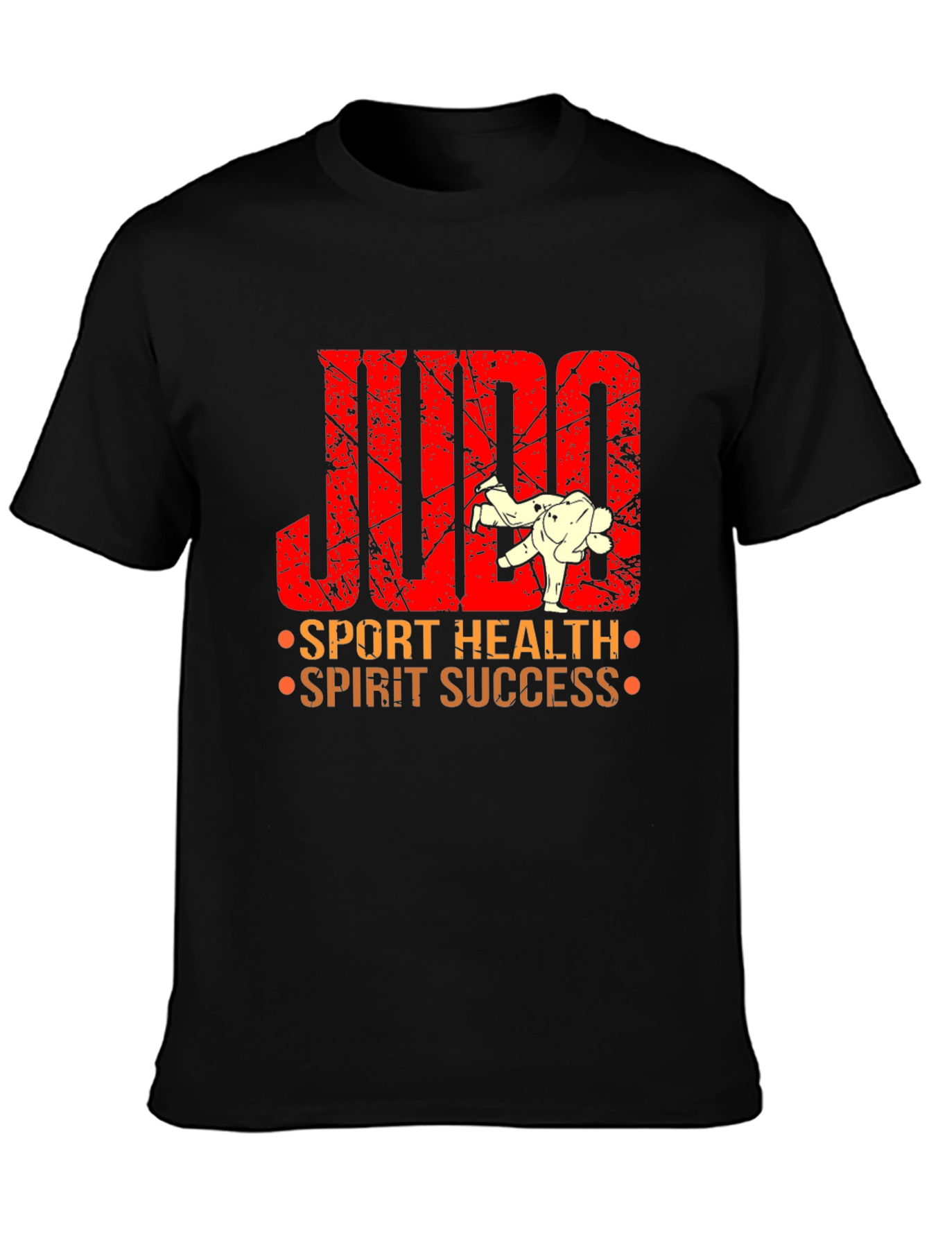Judo Sport Health Spirit Success Graphic T-Shirt