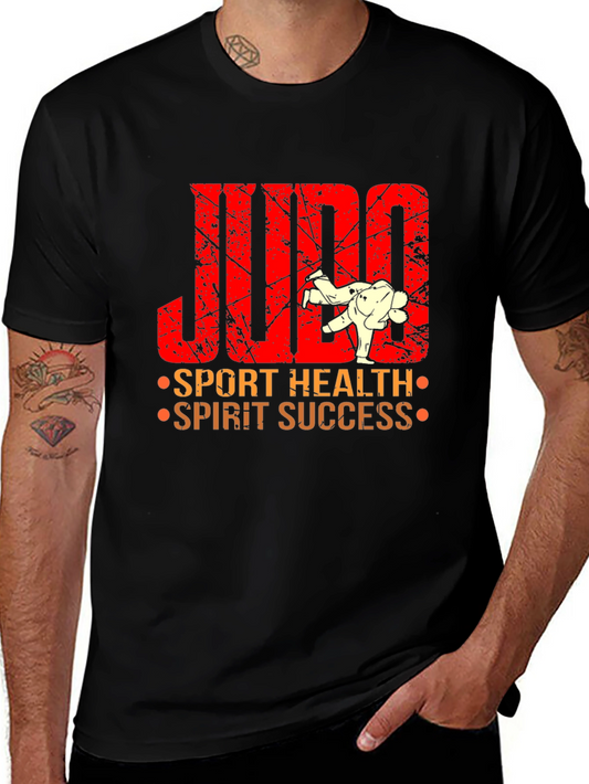 Judo Sport Health Spirit Success Graphic T-Shirt